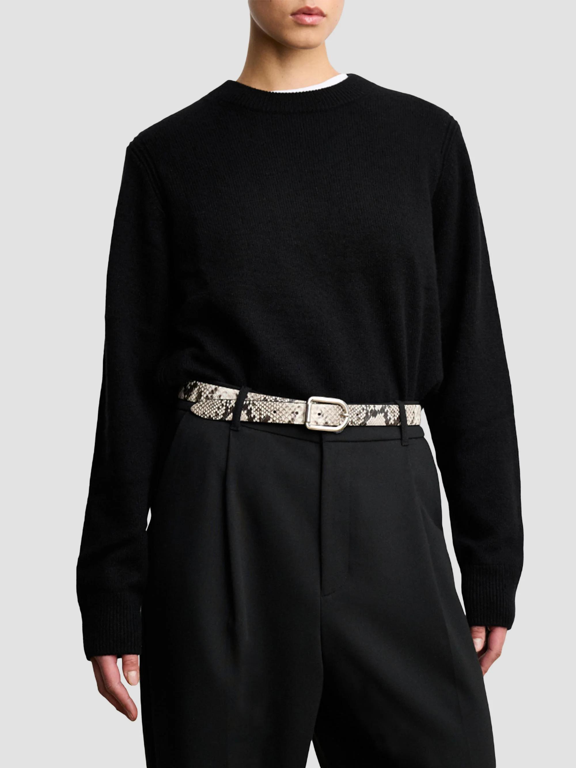 Déhanche Mija Snake-Embossed Leather Belt | Saks Fifth Avenue display picture 1