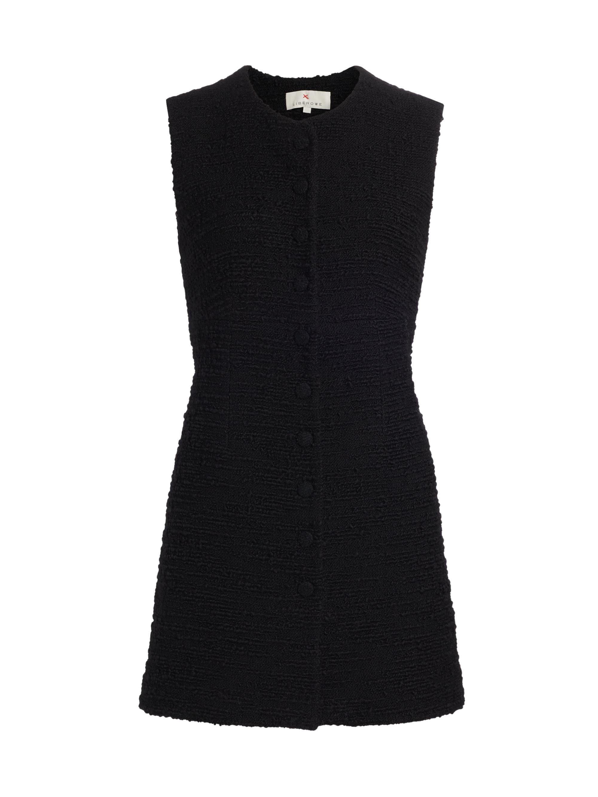 Liberowe Women's Julia Wool Bouclé Minidress - Black