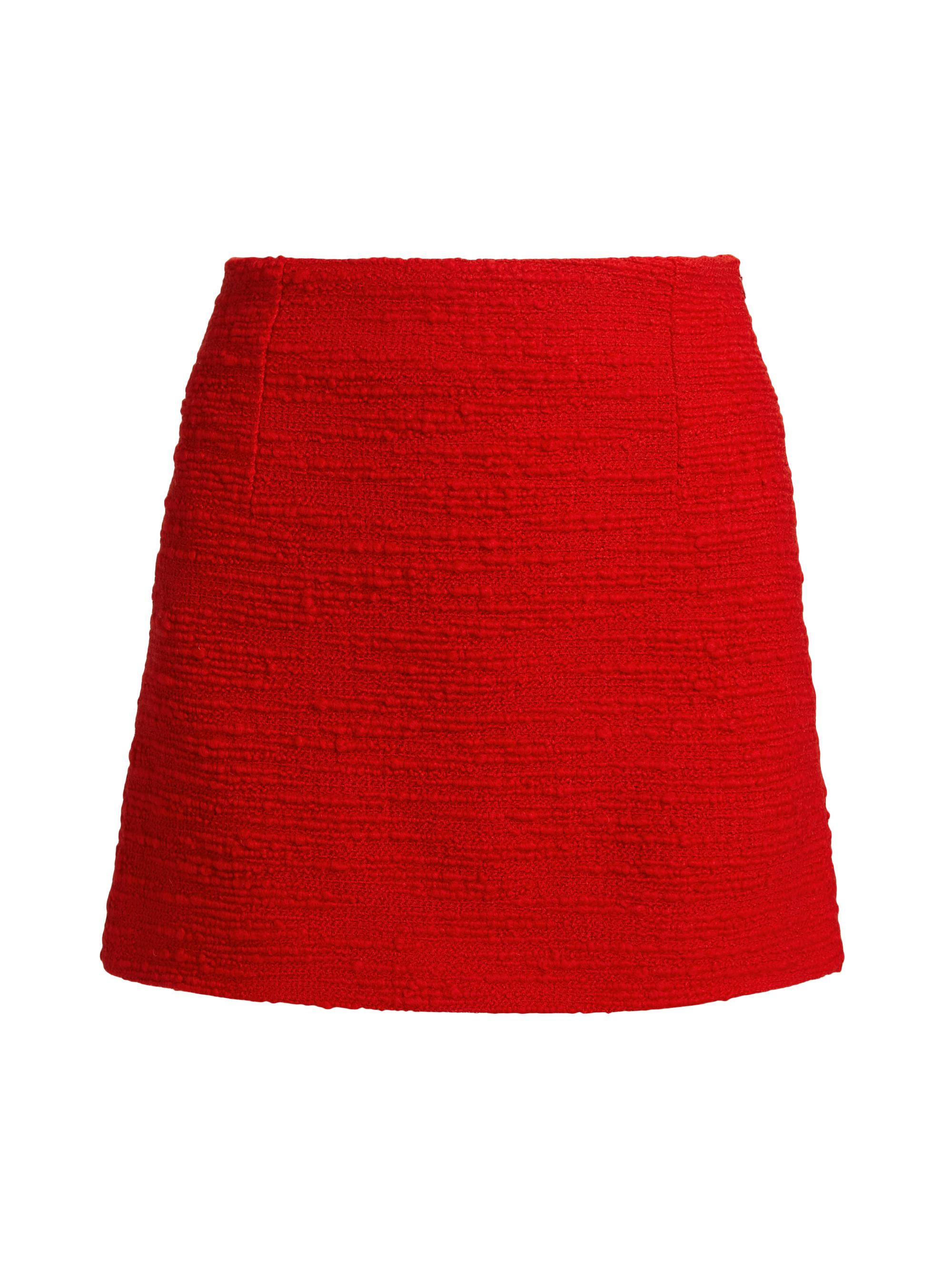 Liberowe Women's Vera Tweed Miniskirt - Red