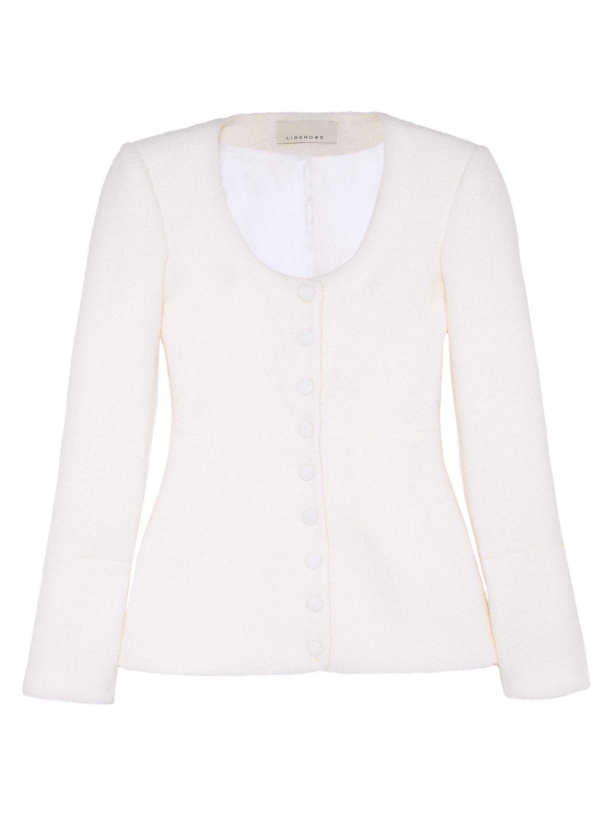 Liberowe Women's Amber Bouclé Wool-Blend Top -