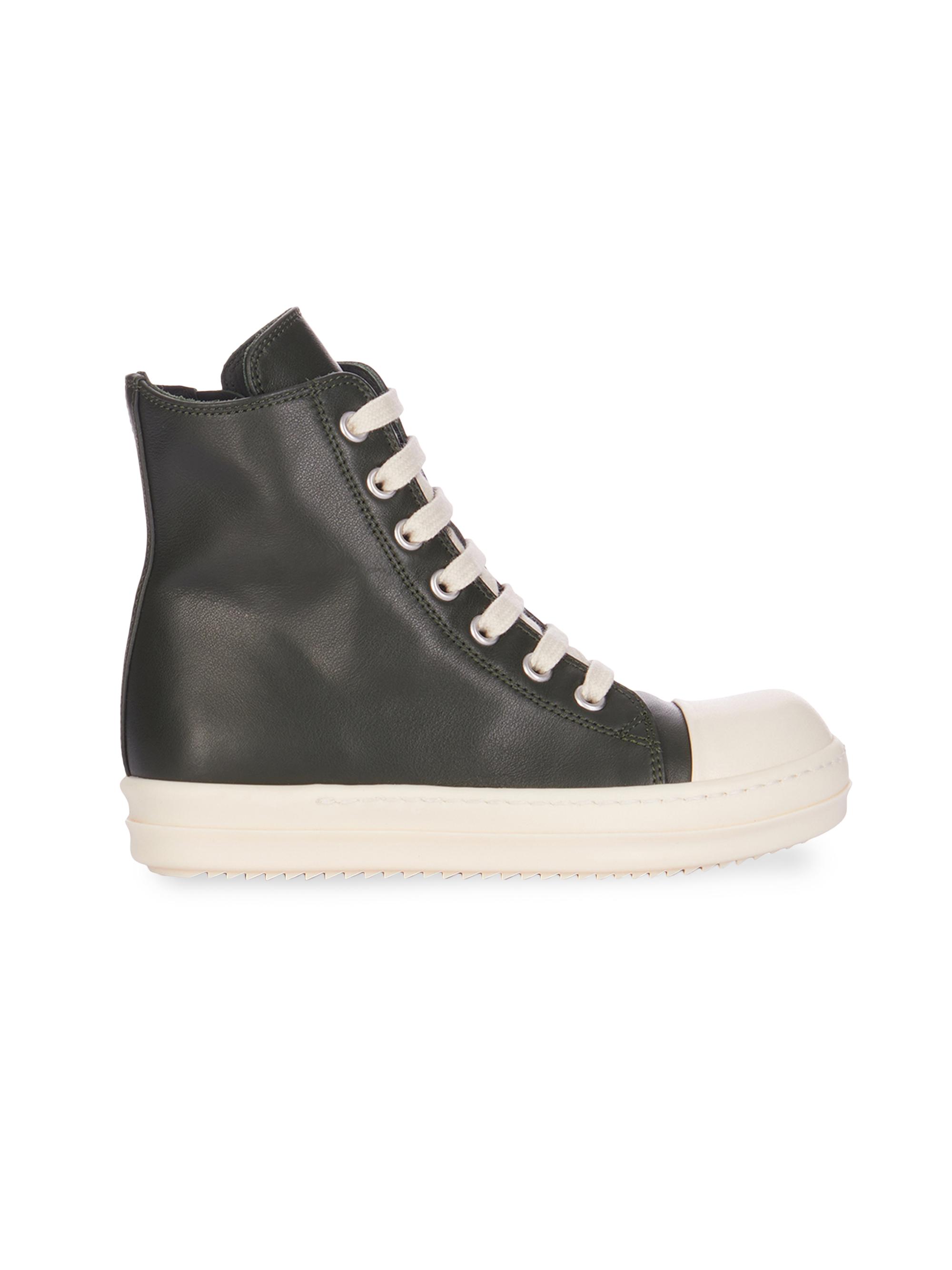 Rick Owens Little Kid's & Kid's Leather High-Top Sneakers - Forest 13 (Child)
