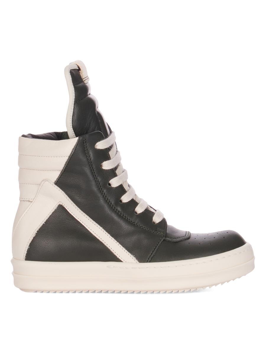 Rick Owens Little Boy's & Boy's Geobasket Leather High-Top