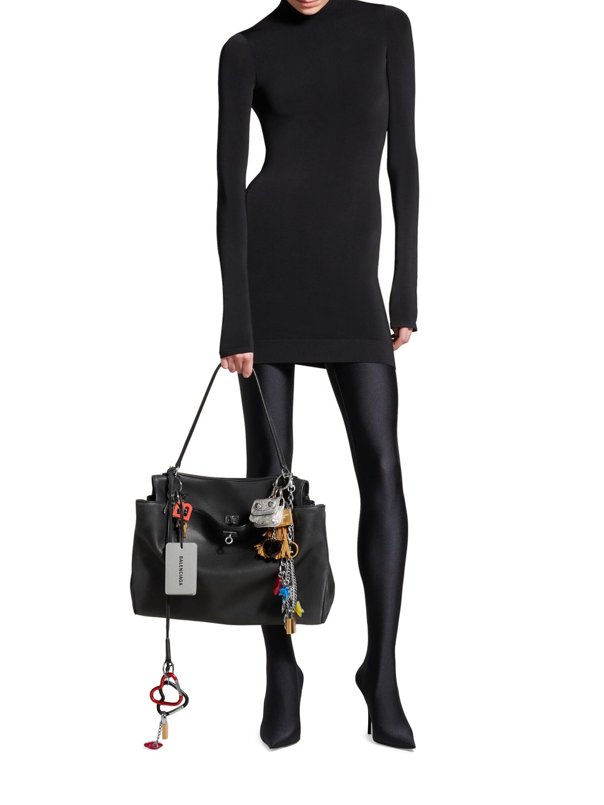 BALENCIAGA バレンシアガ ロデオ ラージ Women's Rodeo Handbag Large in Black | Balenciaga US