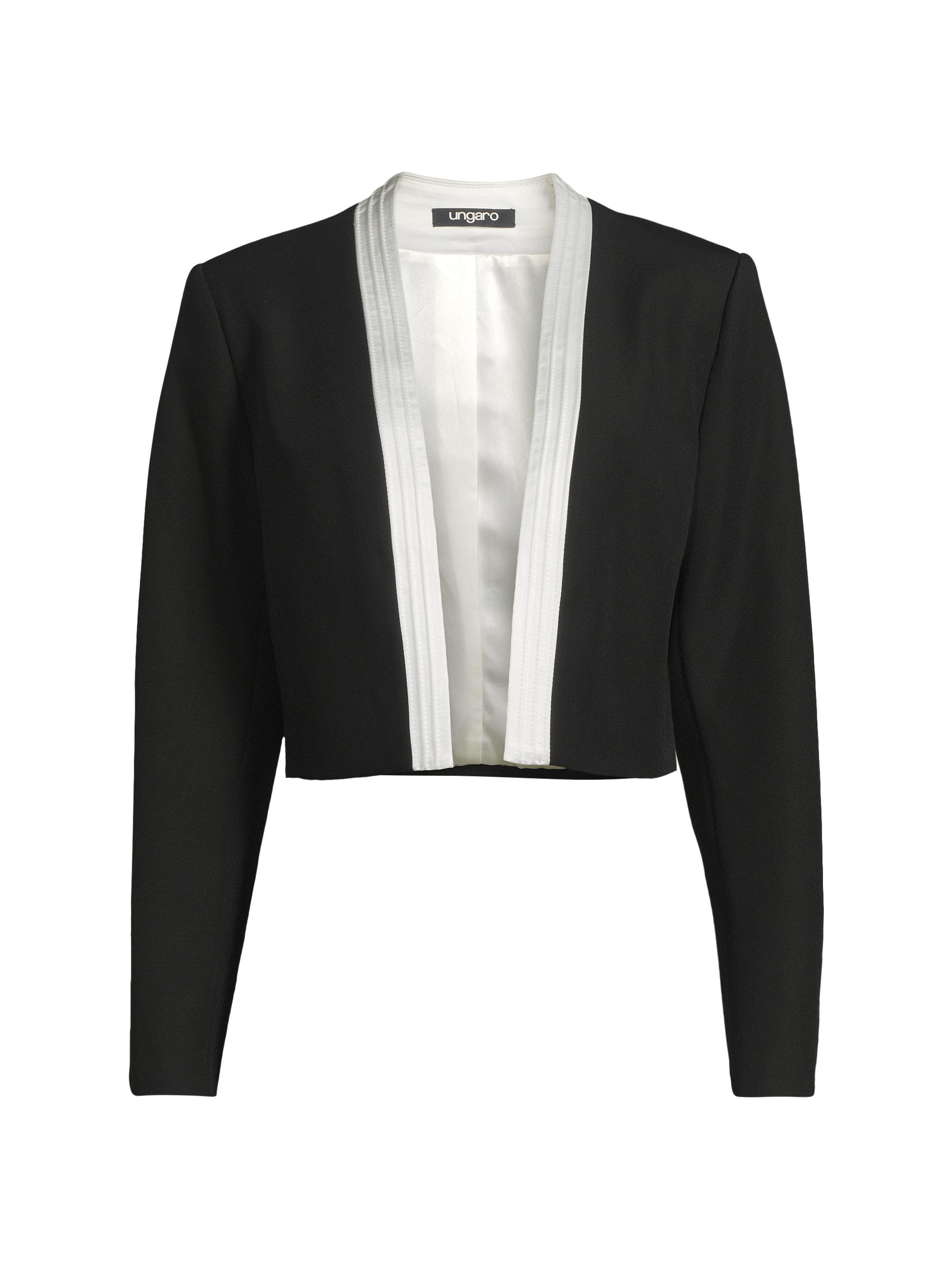 Ungaro Women's Eve Crop Tuxedo Jacket - Black