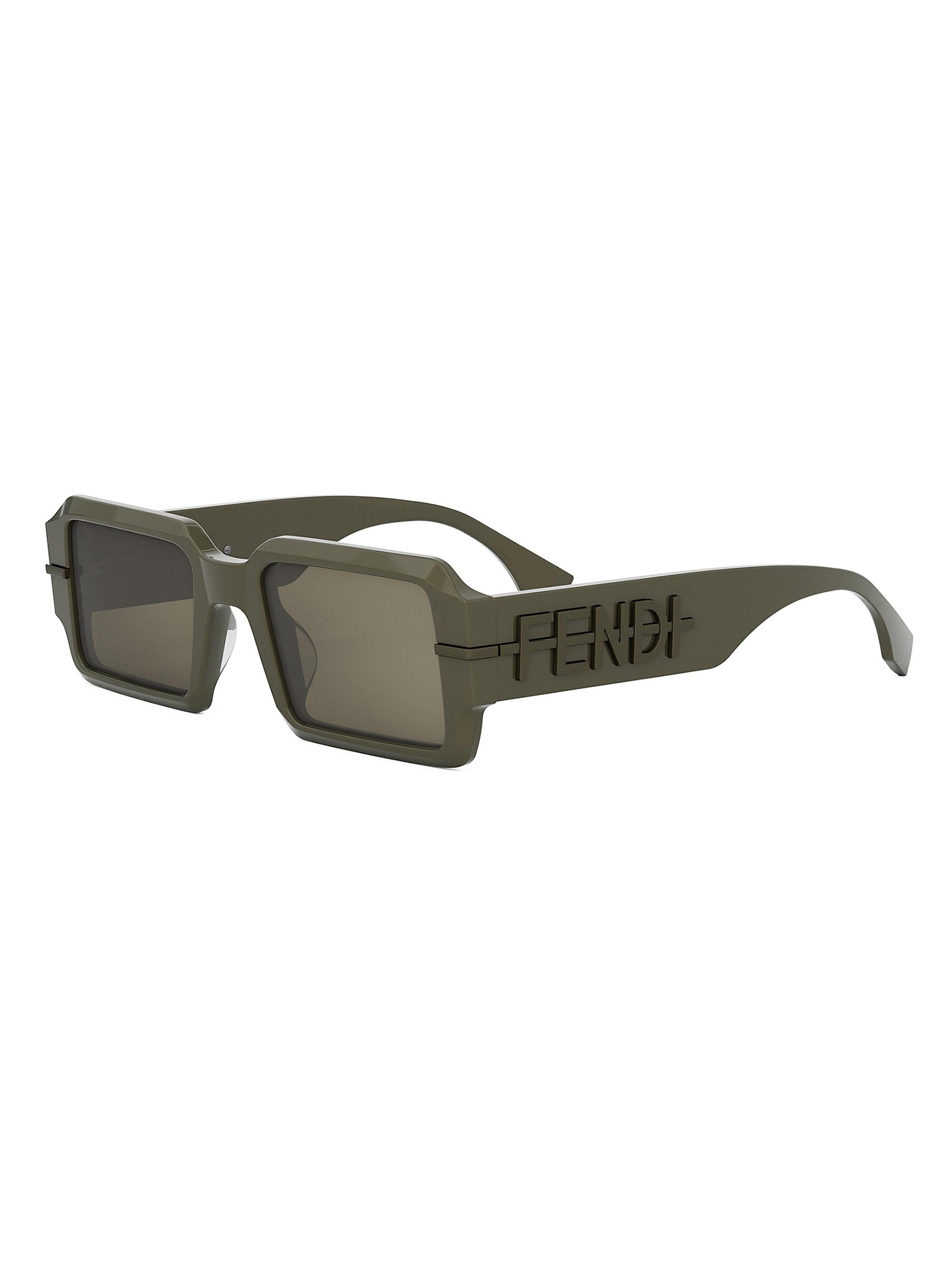Fendi Fendigraphy 54MM Geometric Sunglasses | Saks Fifth Avenue