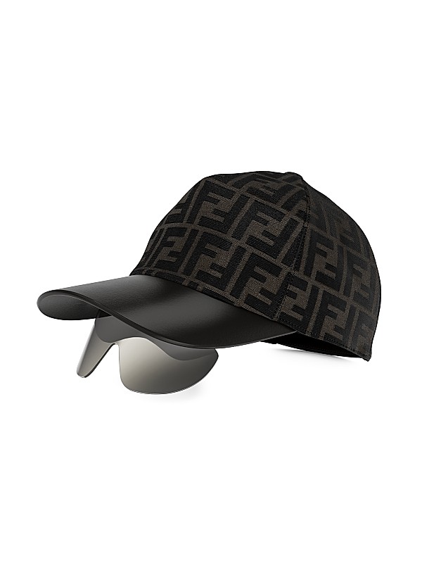 Shop Fendi FF Logo Print Eyecap | Saks Fifth Avenue Shop Fendi FF Logo Print Eyecap | Saks Fifth Avenue