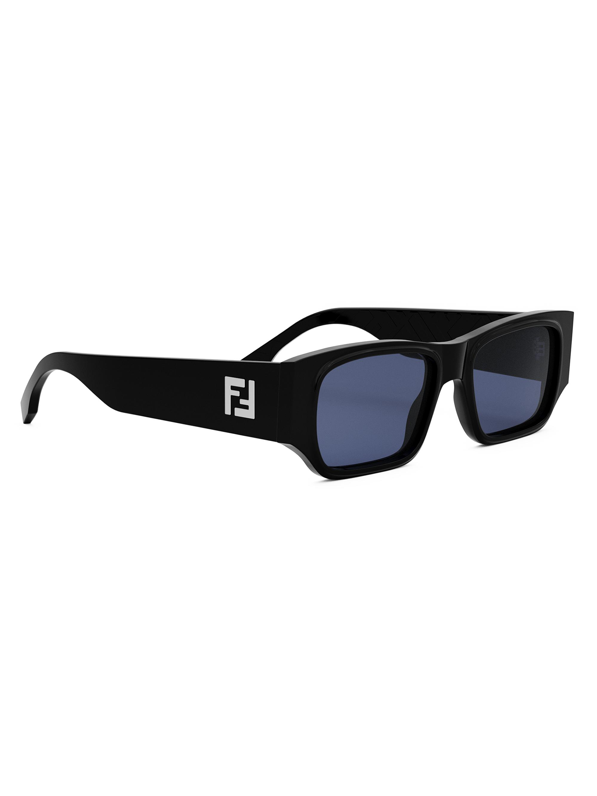 Fendi FF Squared 54MM Rectangular Sunglasses | Saks Fifth Avenue