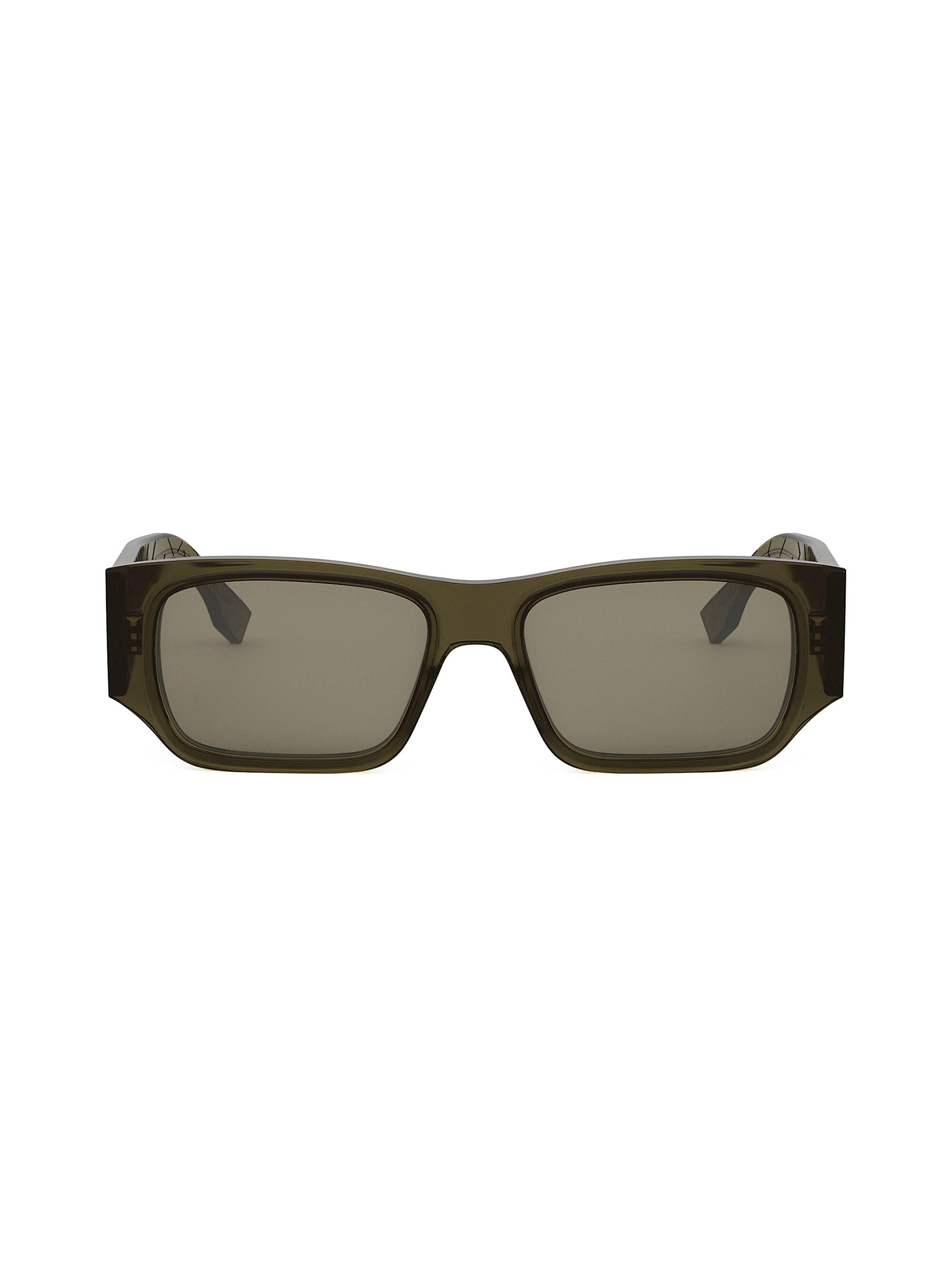 Fendi | Green Dark Green | Men's FF Squared 54MM Rectangular