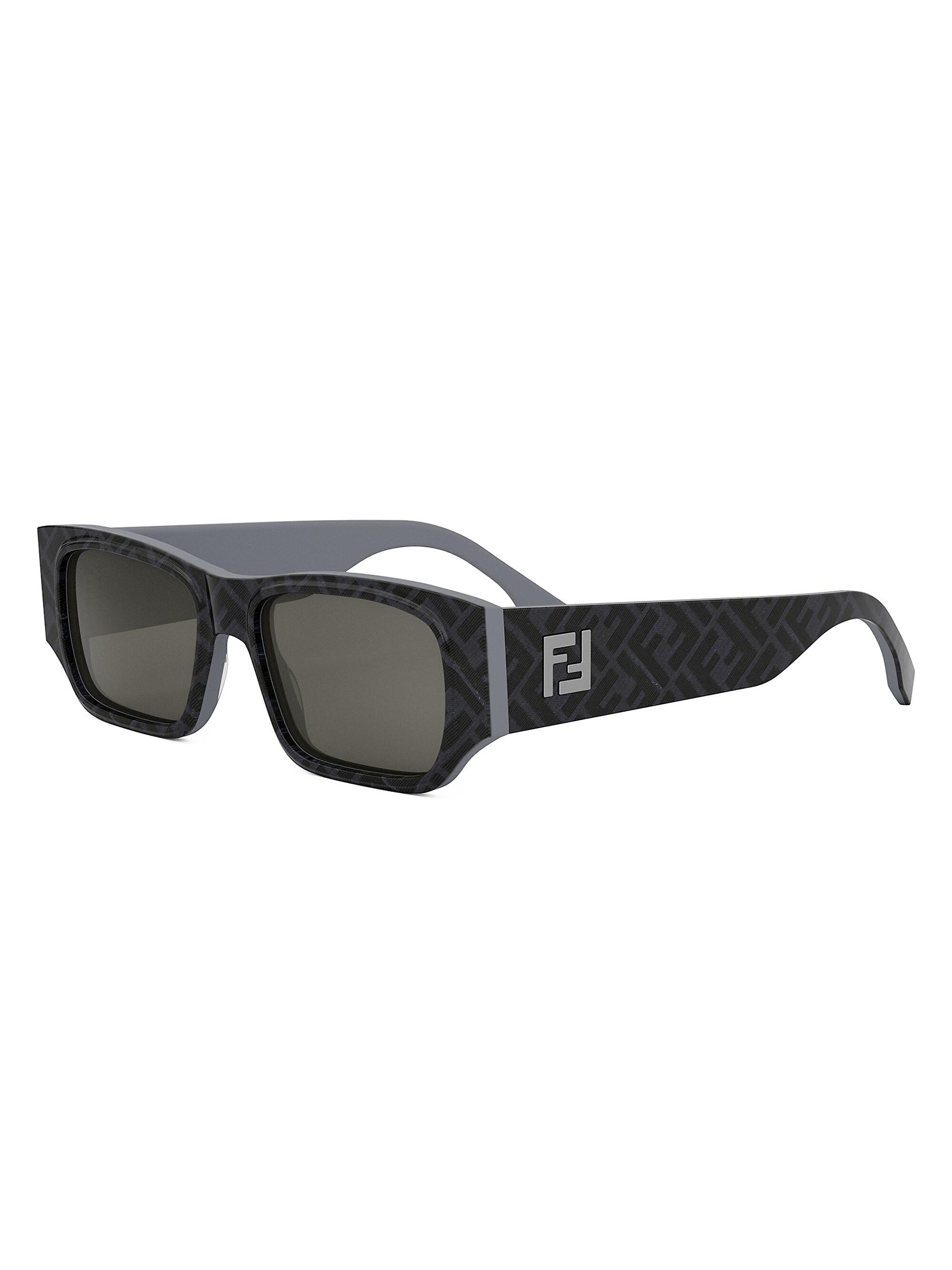 Fendi Fendigraphy 52MM Square Sunglasses | Saks Fifth Avenue