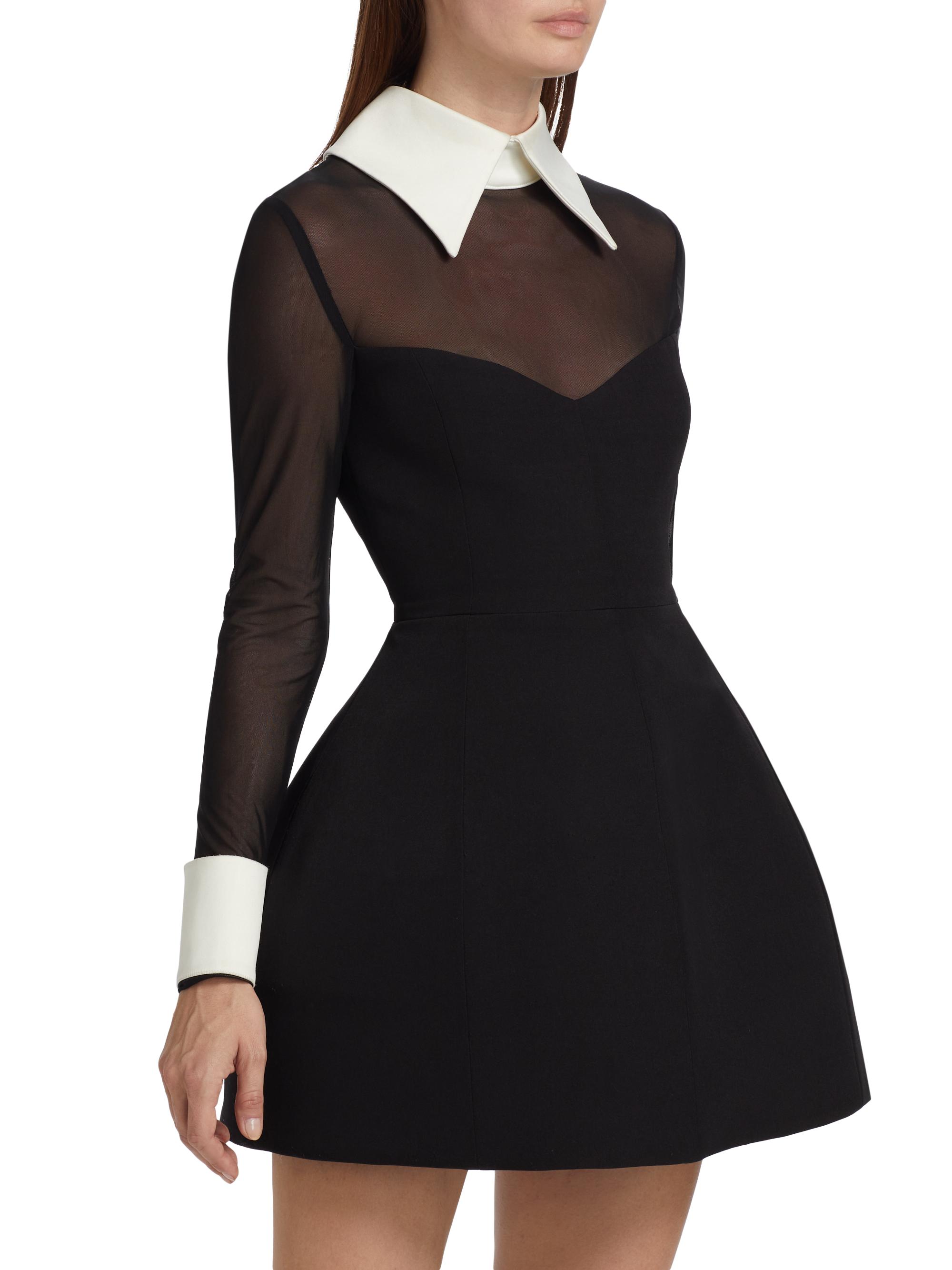 Bronx Banco Women's Wednesday Long-Sleeve Minidress - Black - Size XS