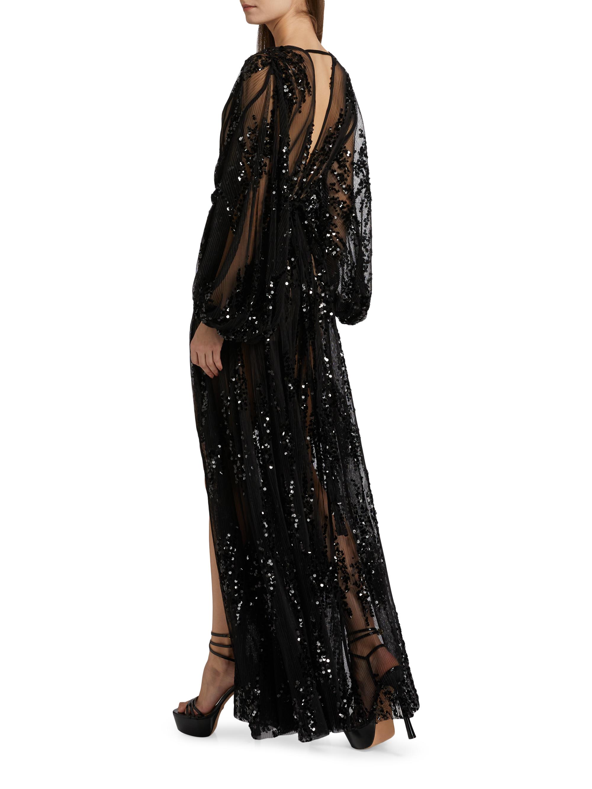 Bronx and Banco Amber Zoe Embellished Tulle Gown | Saks Fifth Avenue
