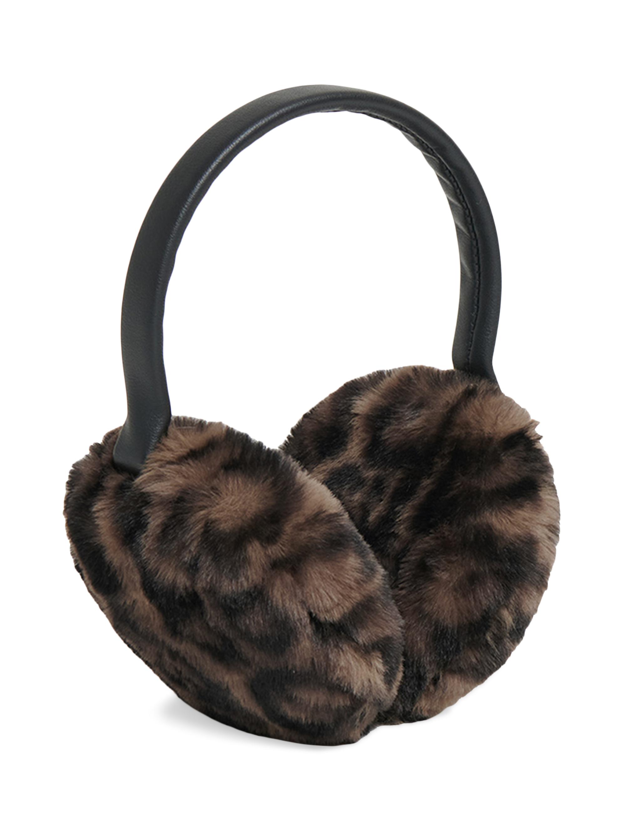 UGG Sheepskin Embroidered Logo Earmuffs | Saks Fifth Avenue