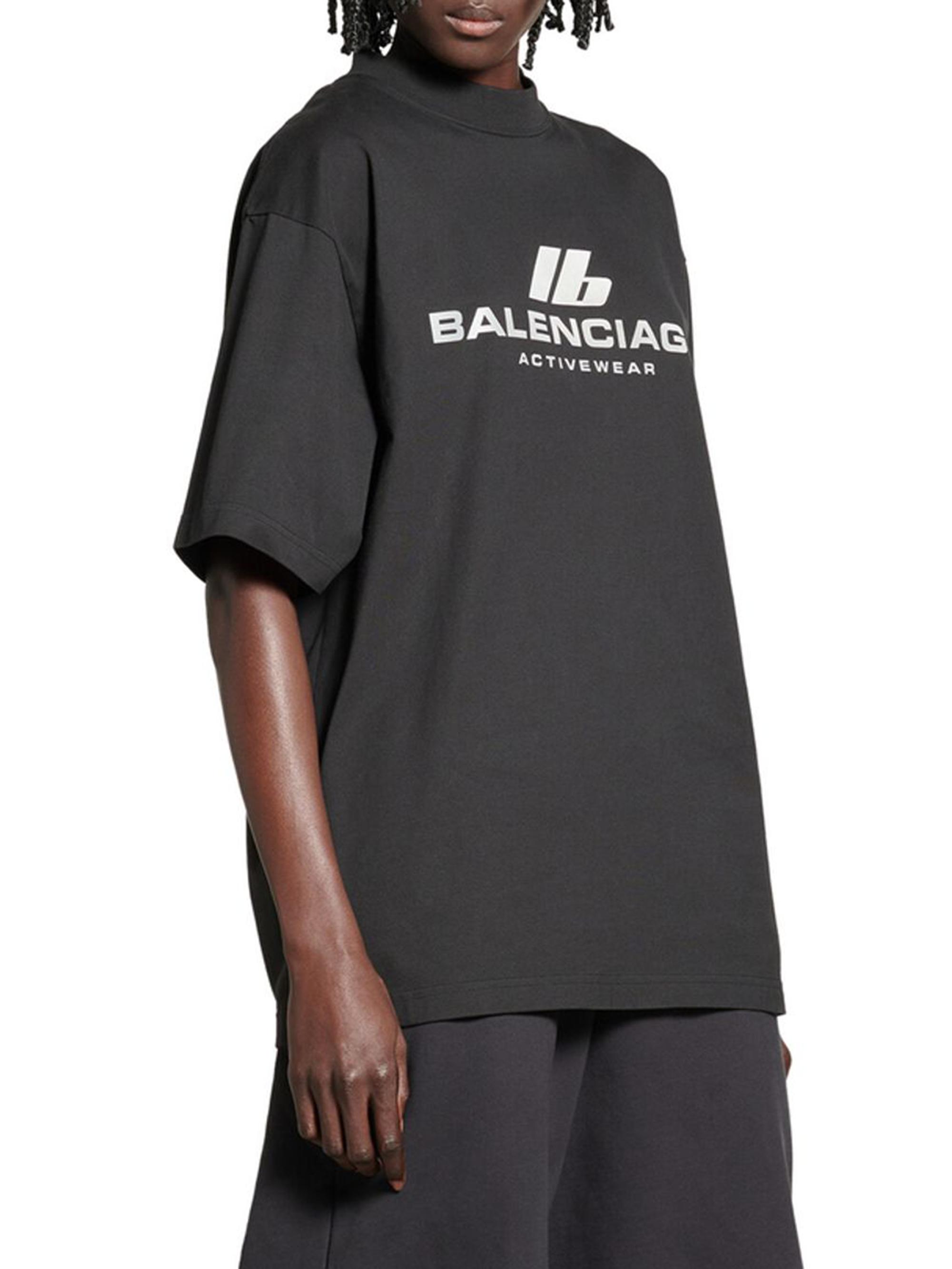 8月限定セール 最安値BALENCIAGA GYM WEAR Tシャツ ブラック 8月限定セール