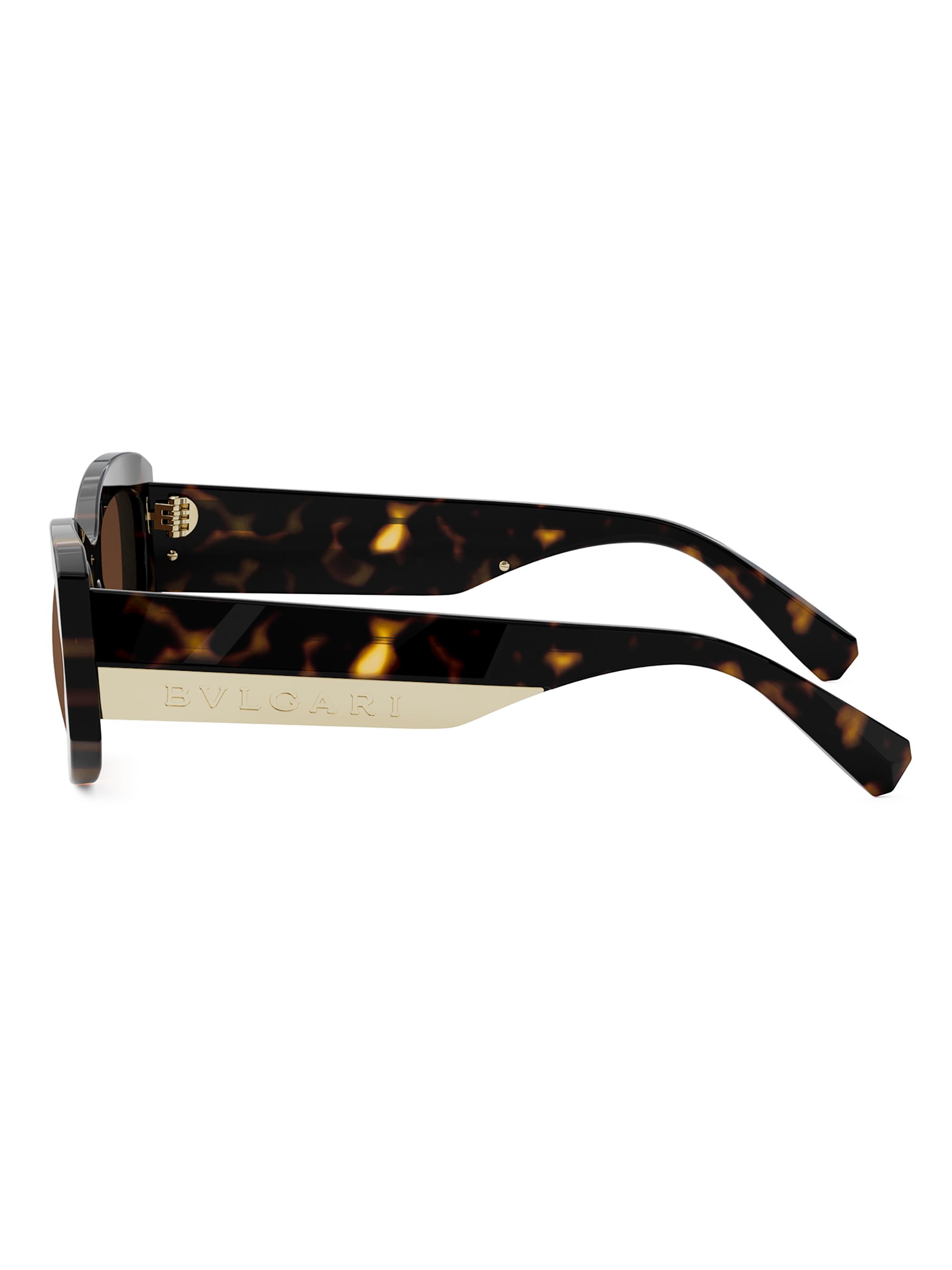 BVLGARI Roma 54MM Geometric Sunglasses | Saks Fifth Avenue