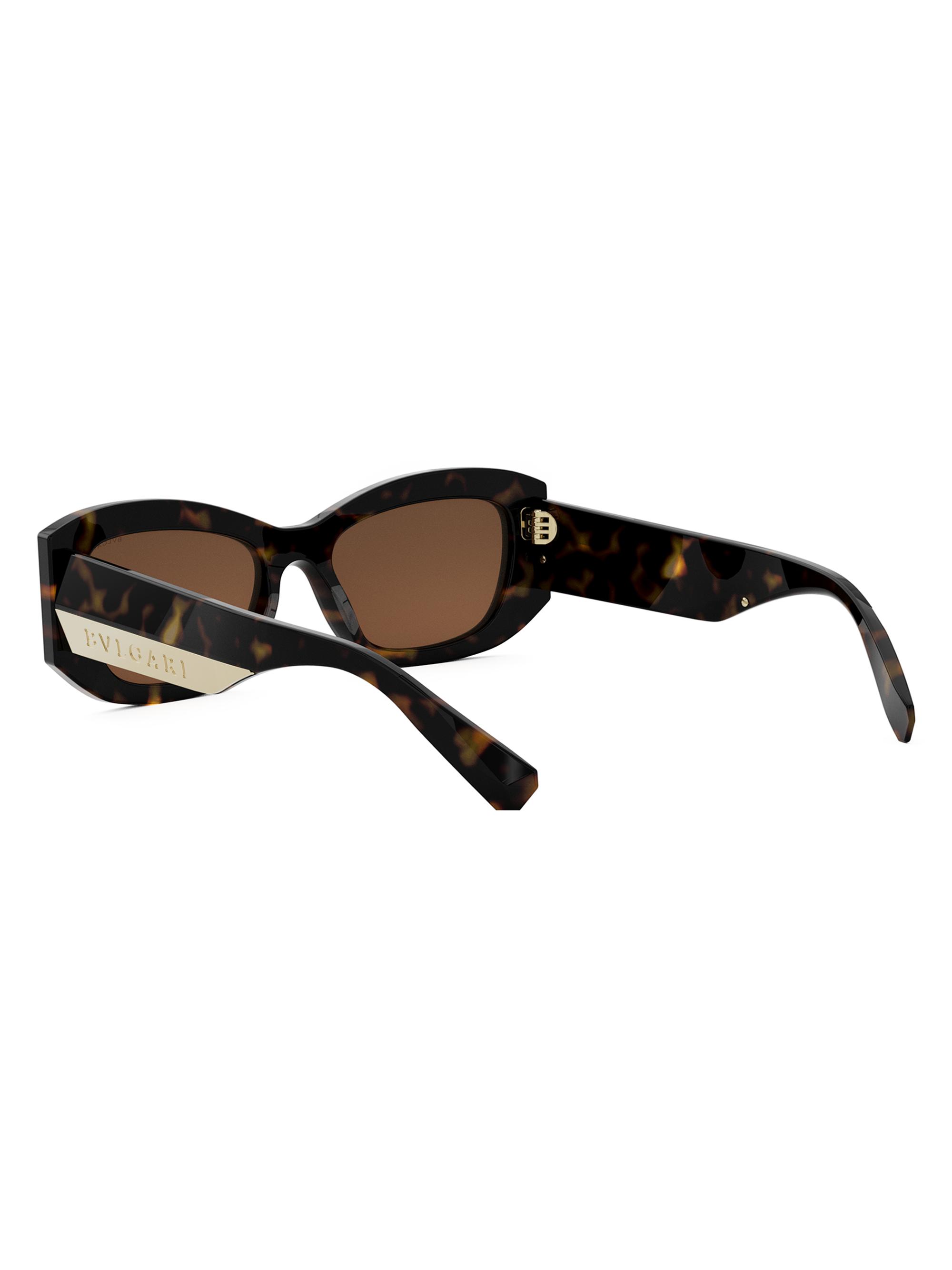 BVLGARI Roma 54MM Geometric Sunglasses | Saks Fifth Avenue
