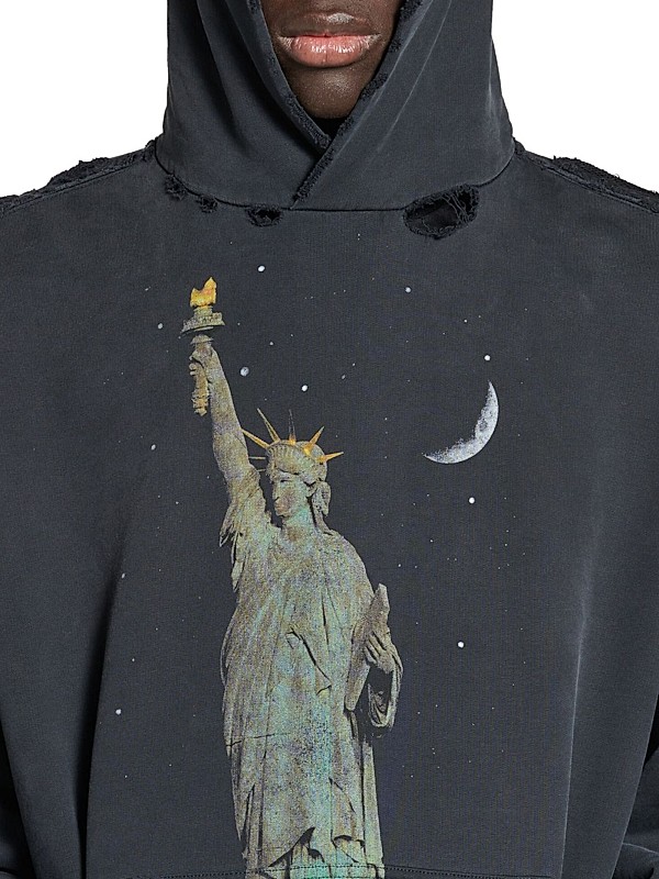 Shop Balenciaga Paris Liberty Hoodie Oversized | Saks Fifth Shop Balenciaga Paris Liberty Hoodie Oversized | Saks Fifth