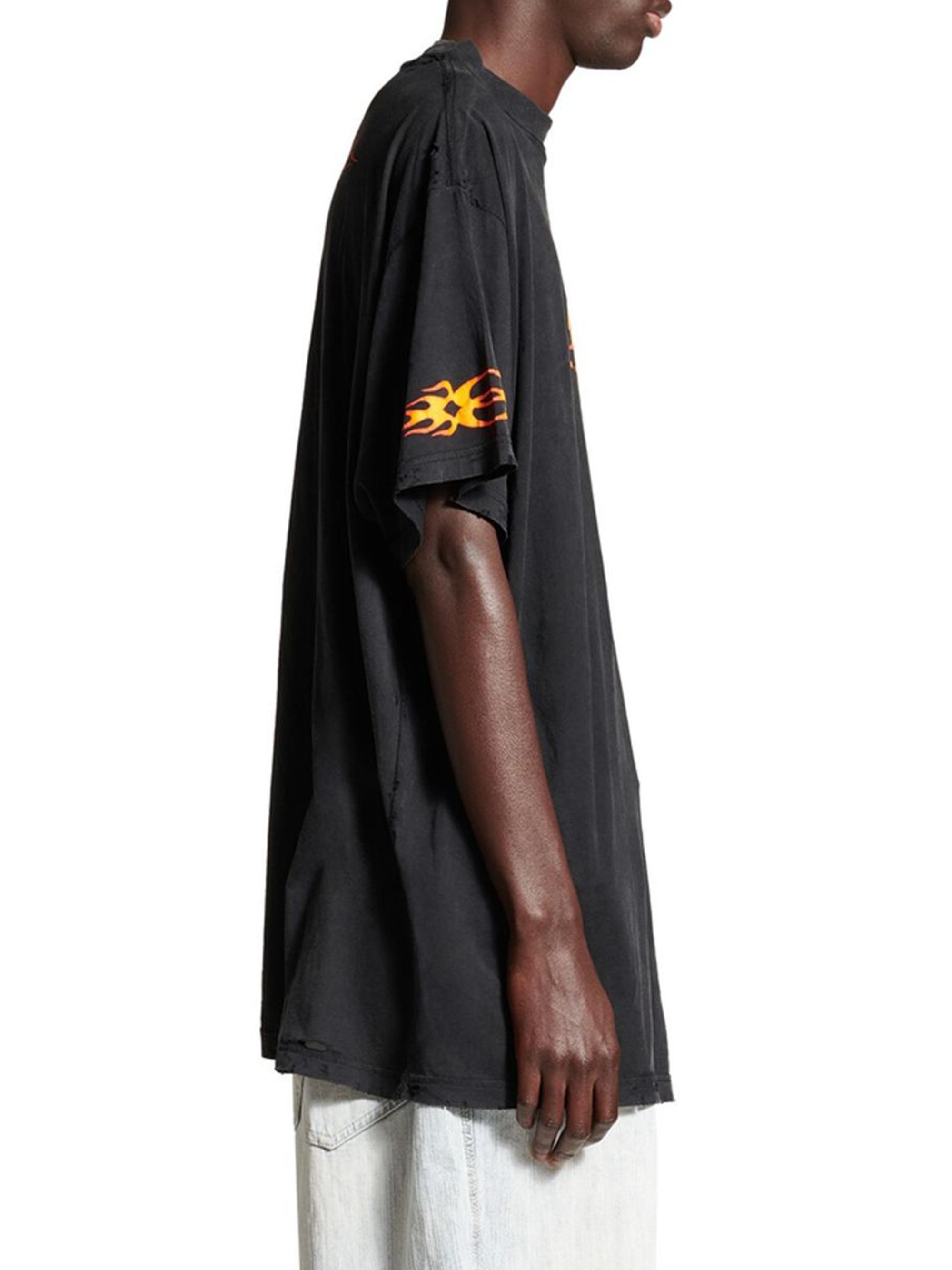 Balenciaga Burning Unity Oversized T-Shirt | Saks Fifth Avenue