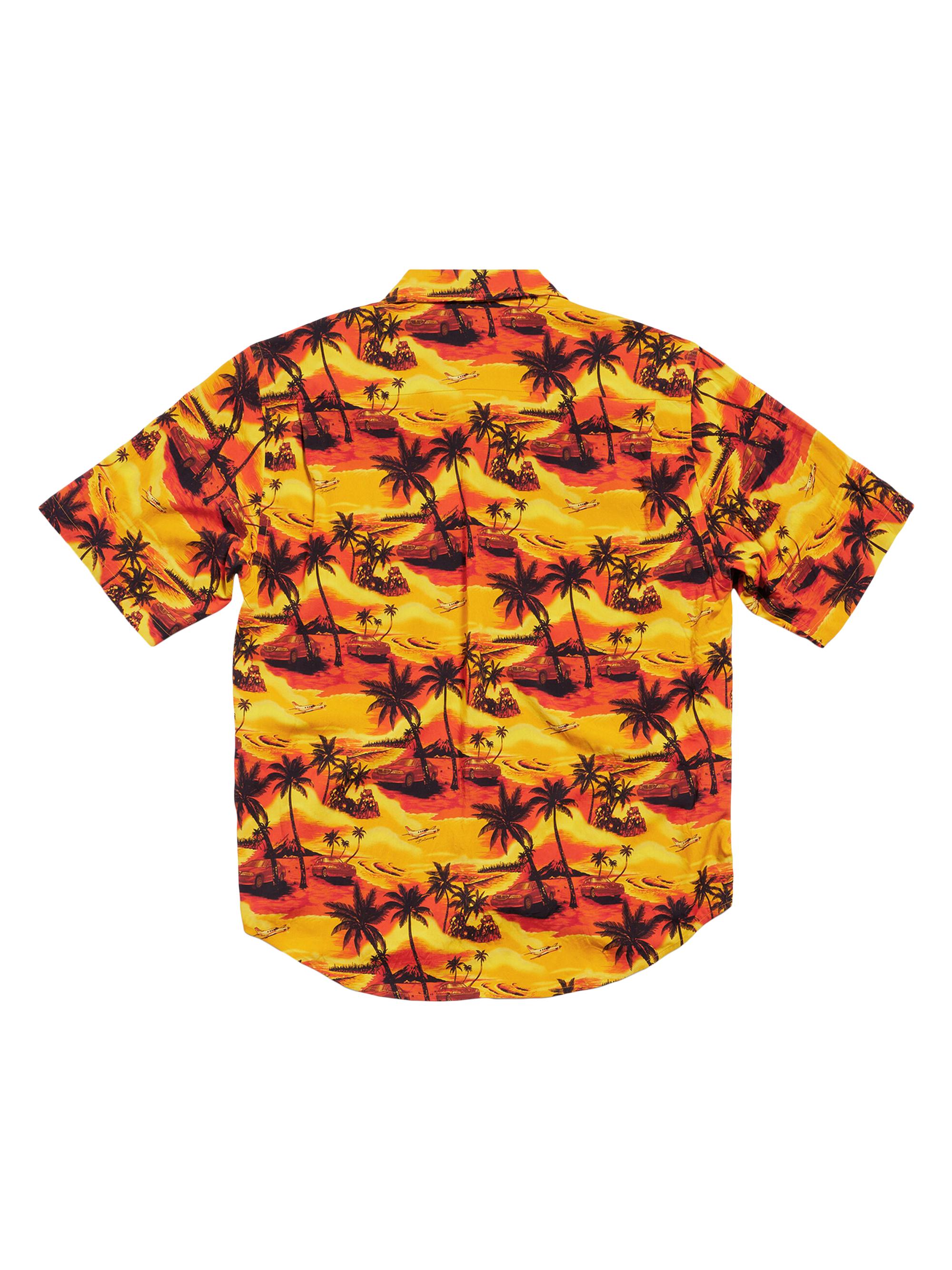 Balenciaga Hawaiian Car Minimal Large Fit Shirt | Saks Fifth Avenue
