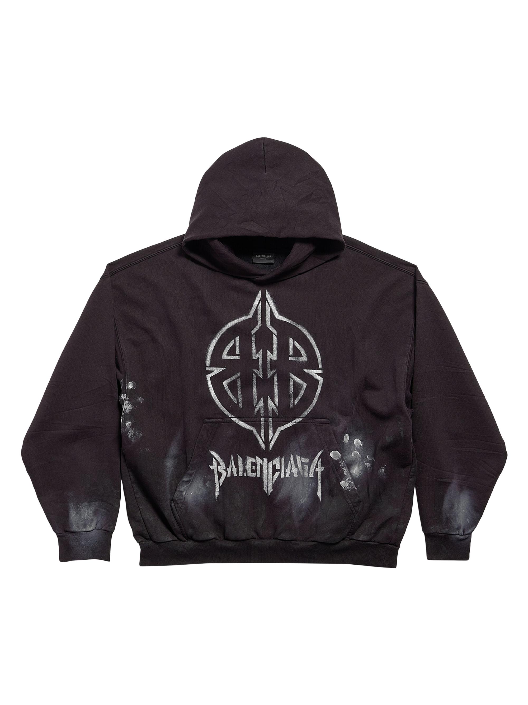 Balenciaga Unity Sports Icon Incognito Oversized Zip-Up Hoodie