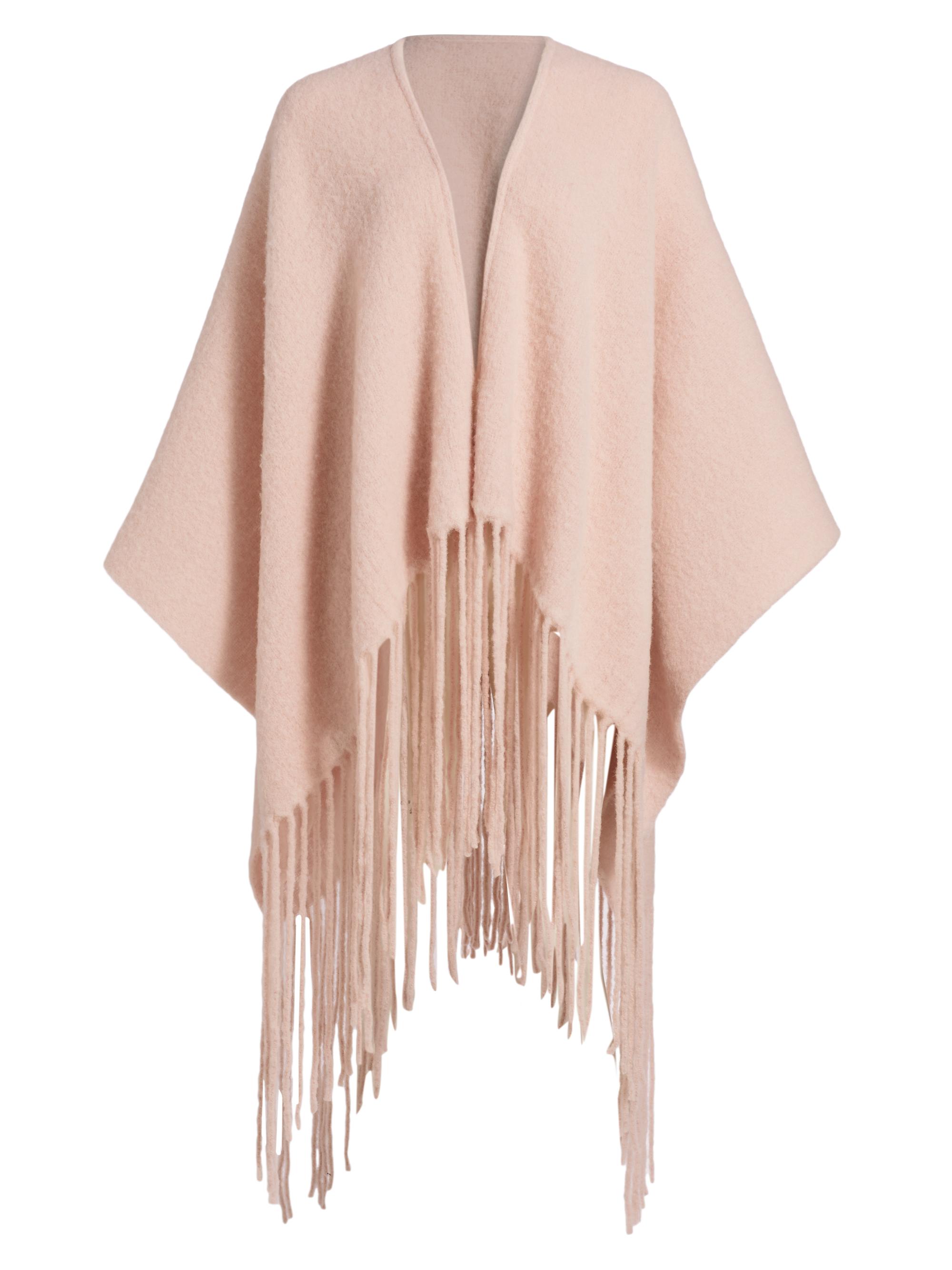 Saks Fifth Avenue Women's Camden Alpaca-Blend Poncho - Pink Mauve