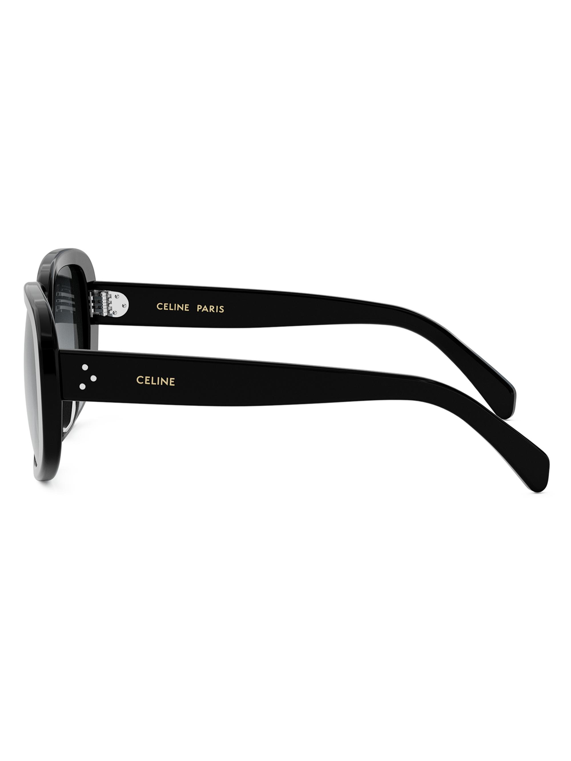 CELINE Three Dots 55MM Geometric Sunglasses | Saks Fifth Avenue