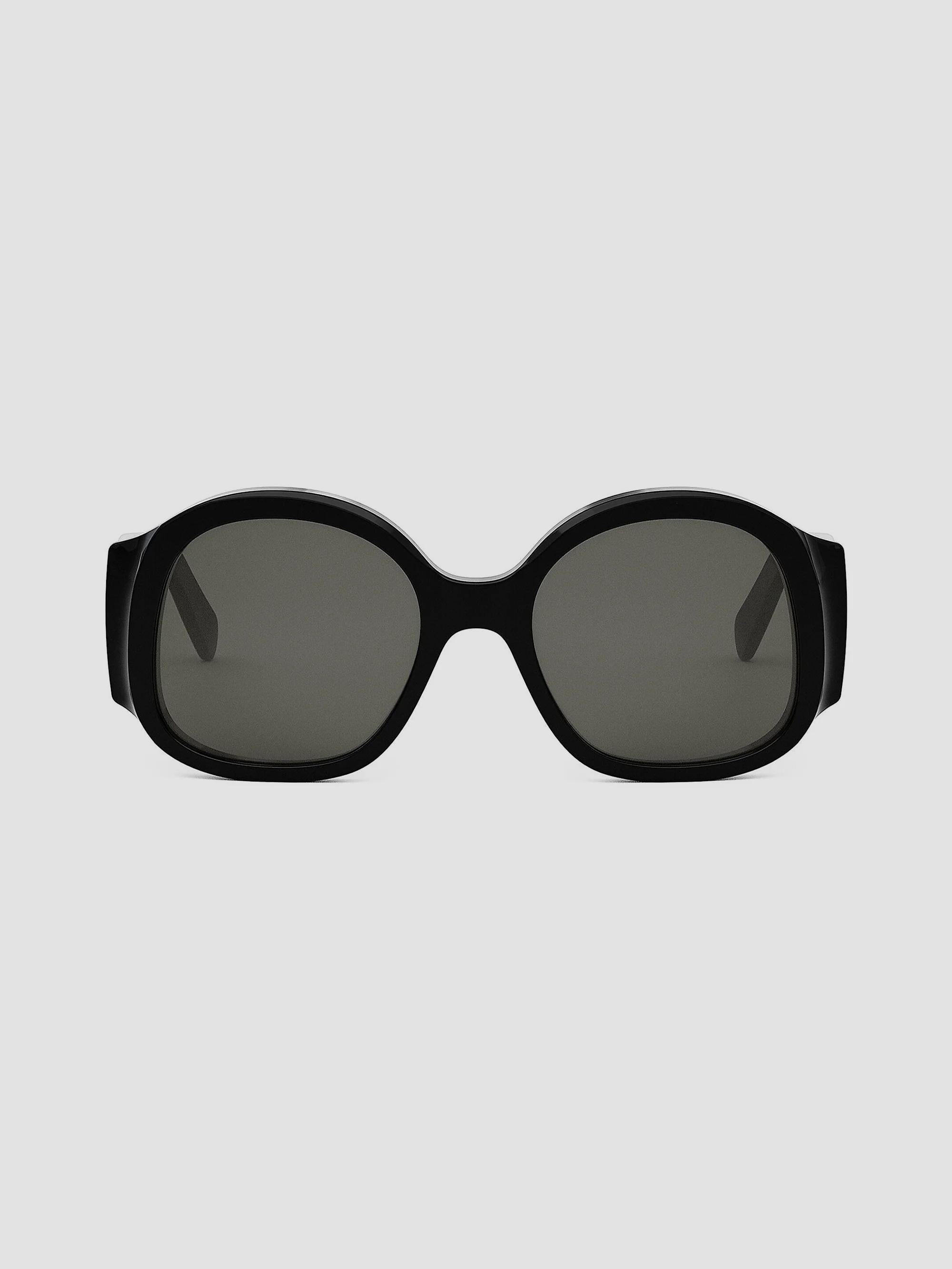 CELINE Maxi Triomphe 54MM Round Sunglasses | Saks Fifth Avenue