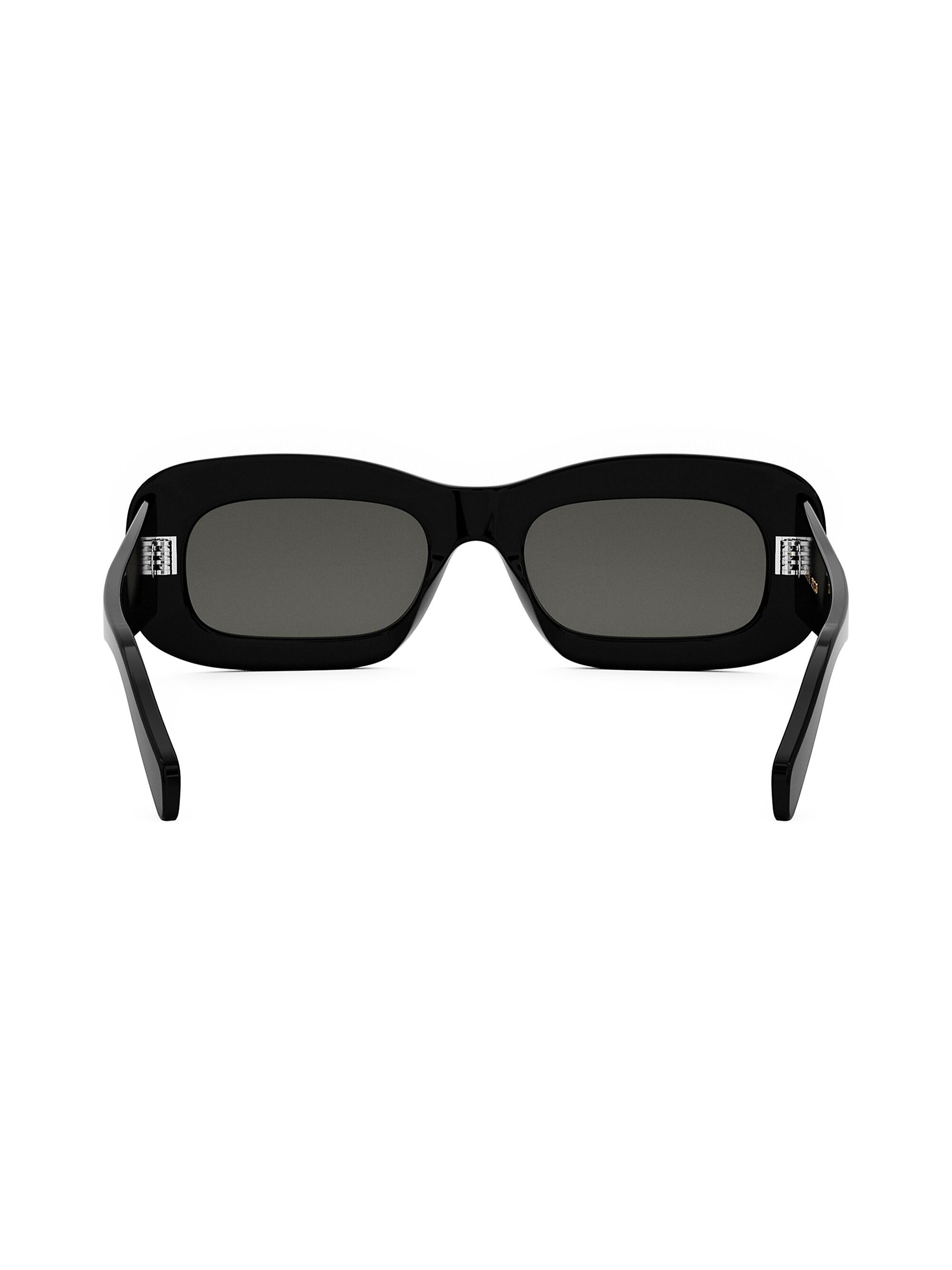 CELINE Three Dots 53MM Rectangular Sunglasses | Saks Fifth Avenue
