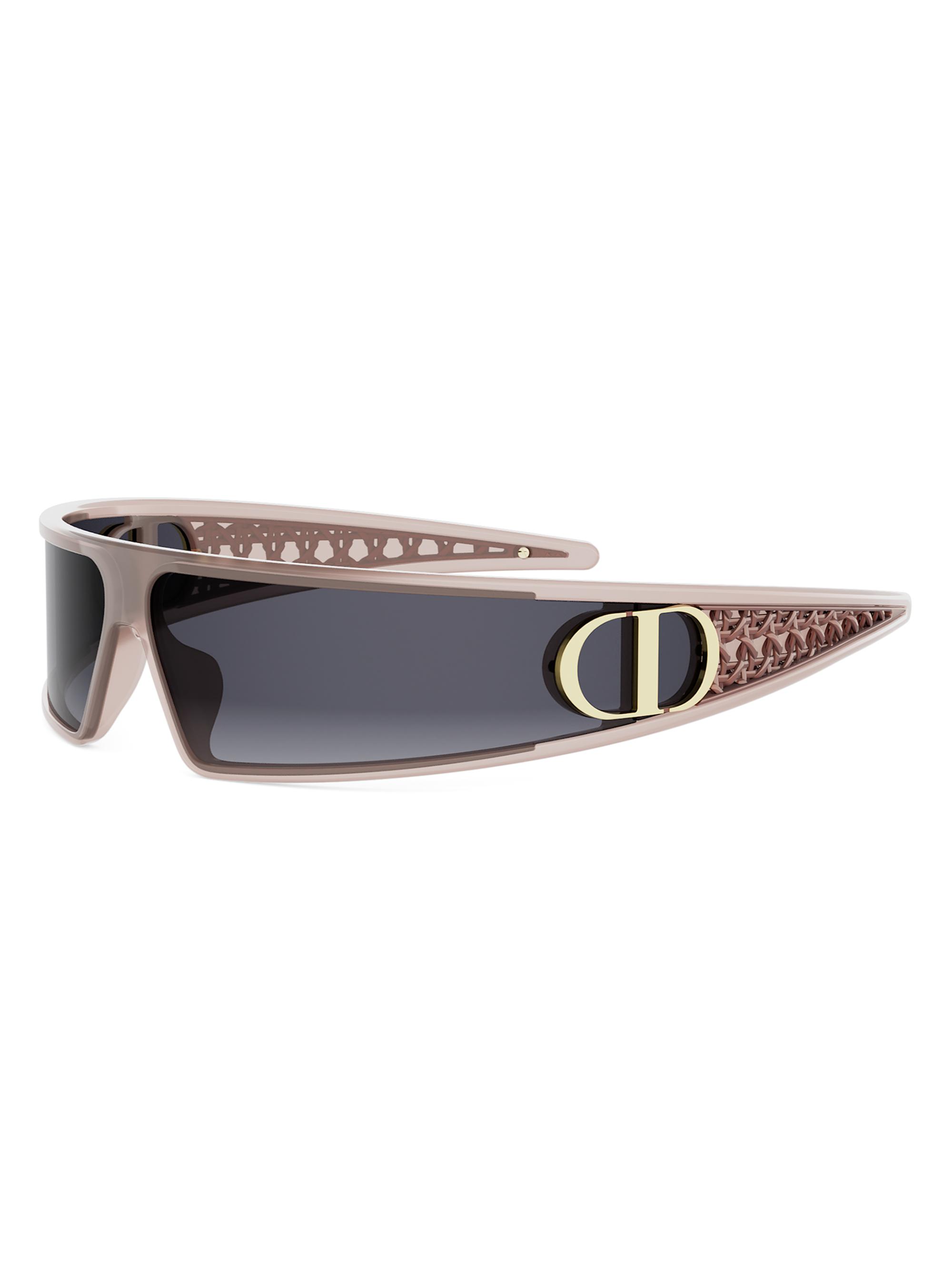 DIOR Women's VeryDior M1U 91MM Mask Sunglasses - Shiny Pink And Gradient Smoke