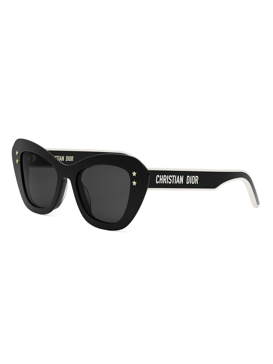 サングラス Dior Sunglasses DiorPacific B2F Transparent Pink Butterfly Sunglasses | DIOR