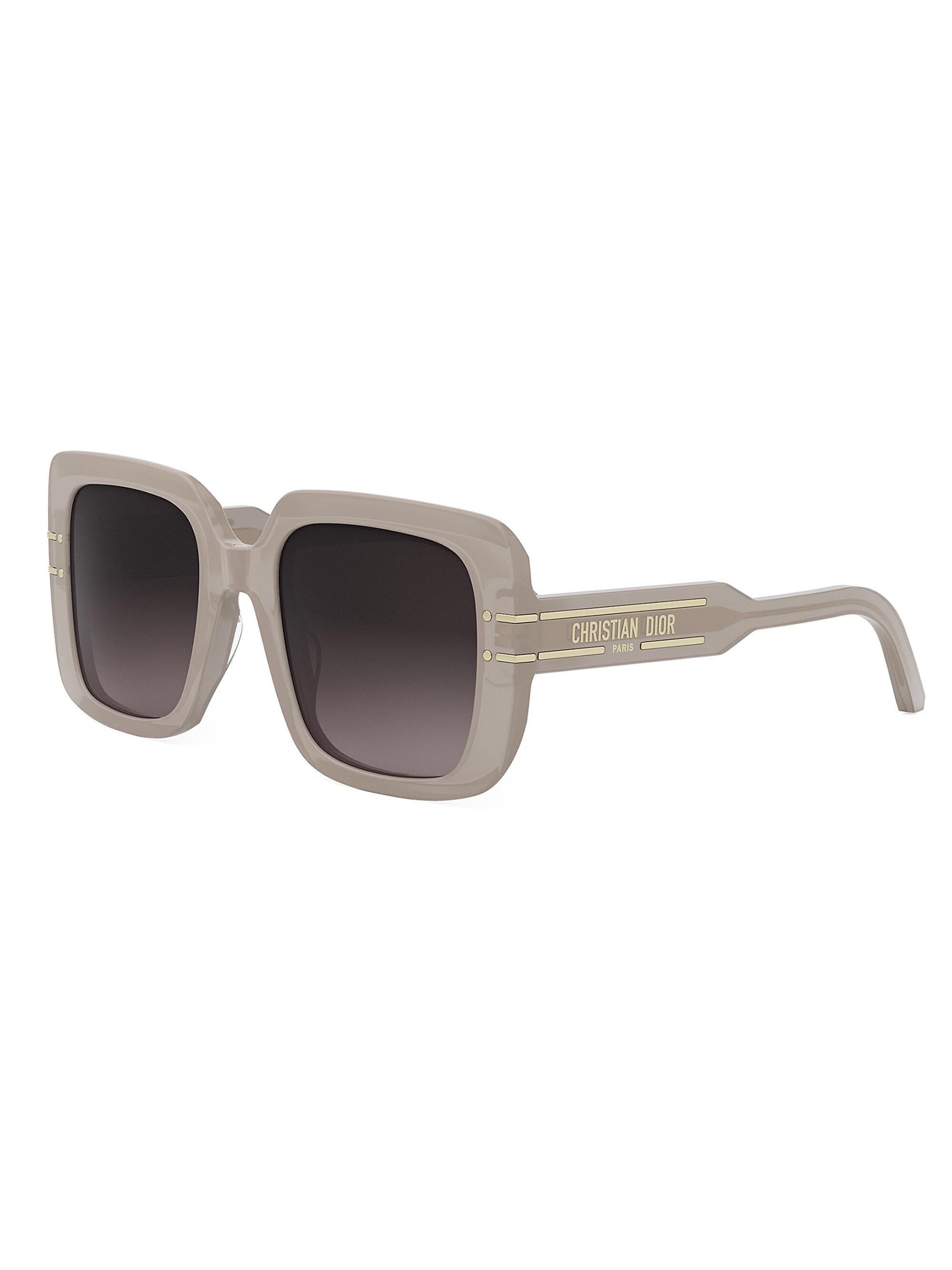 DIOR Women's DiorSignature S11I 54MM Square Sunglasses - Gradient Violet Light Beige