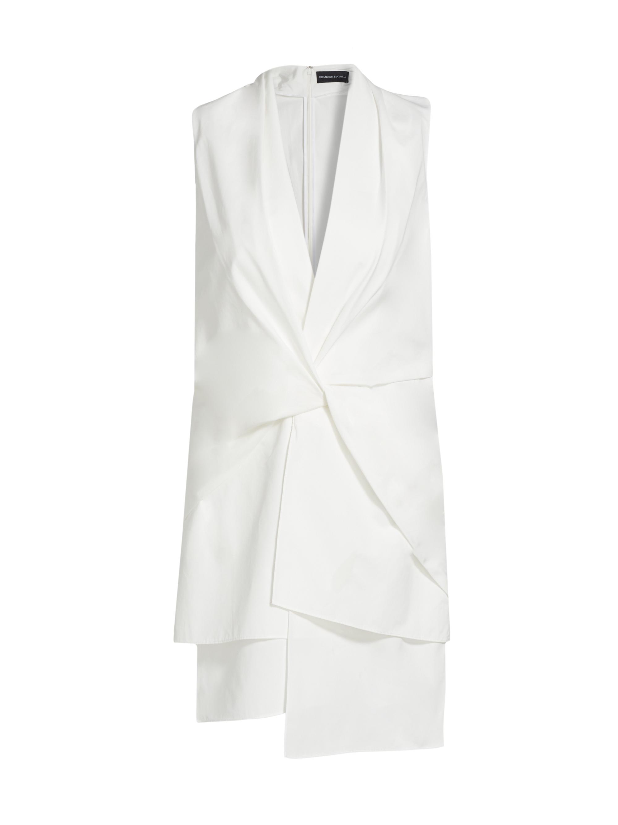 Brandon Maxwell Women's The Savie Layered Top - White