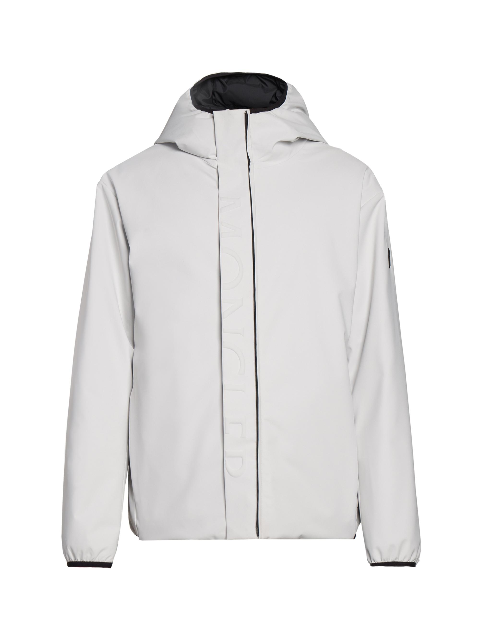 Moncler Men's Polset Nylon Fixed Hood Down Jacket - Grey