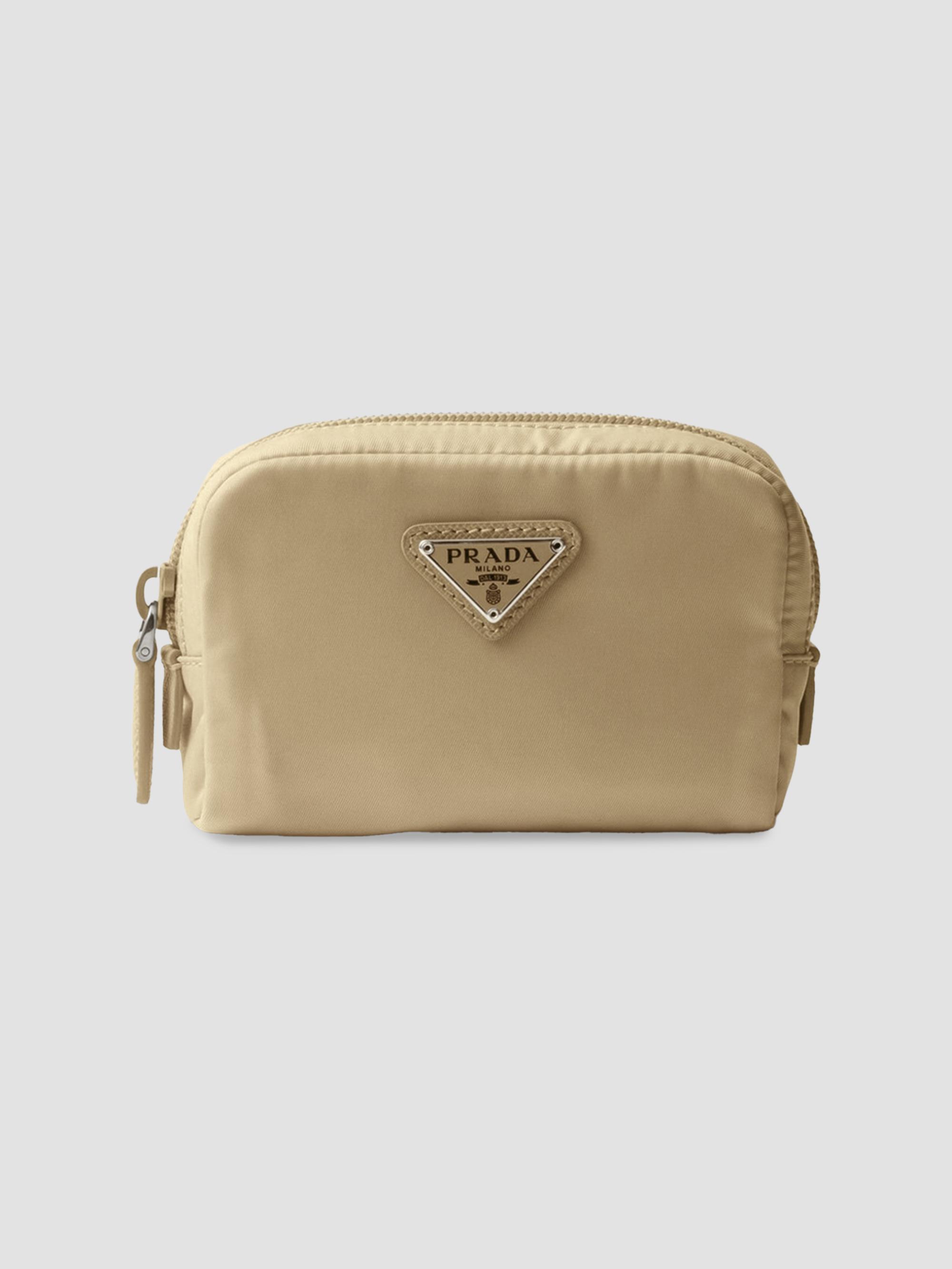 Prada Re-Nylon Necessaire Pouch - Light Brown | Thumbnail 6