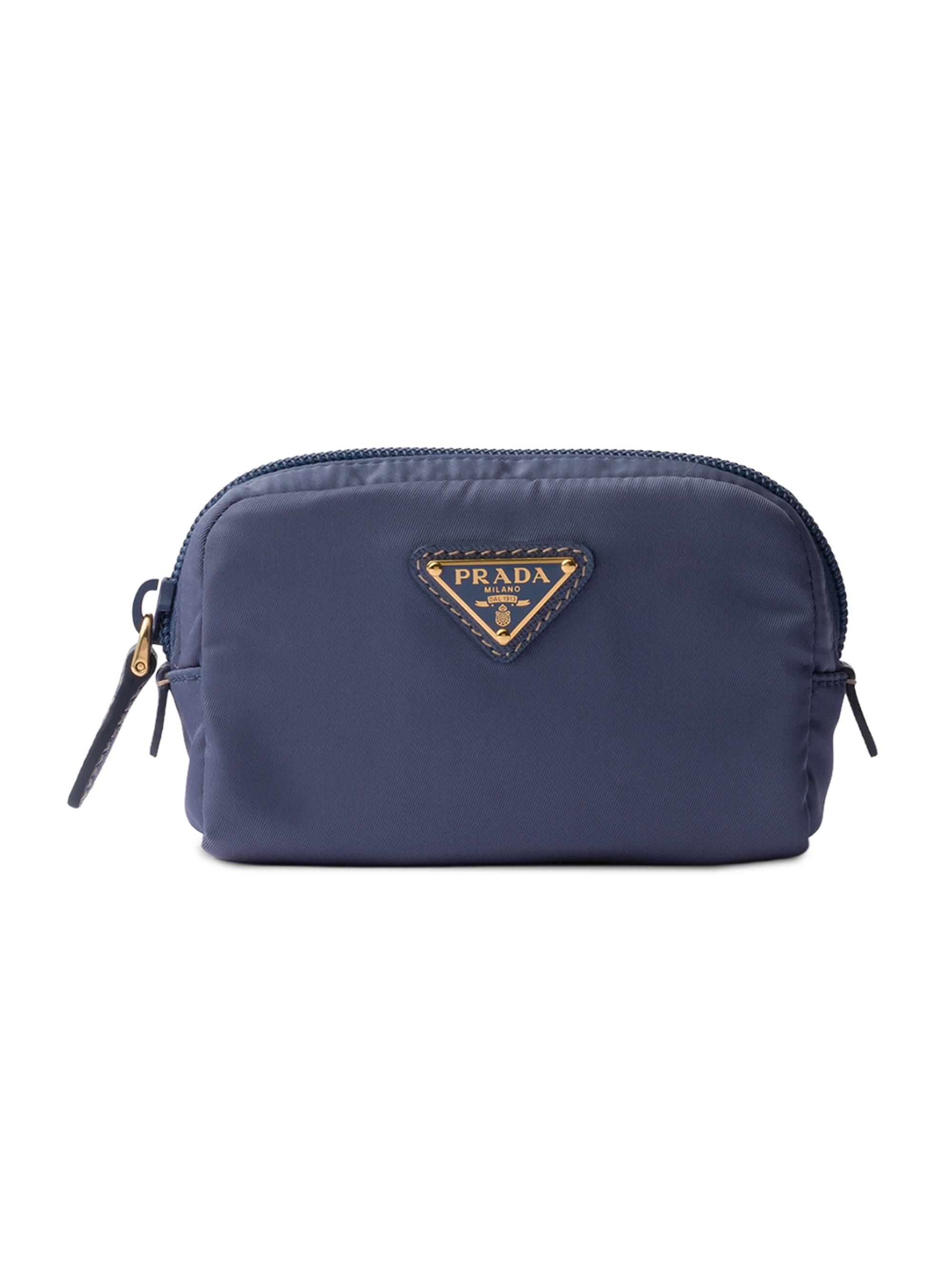 Prada Re-Nylon Necessaire Pouch - Navy Blue