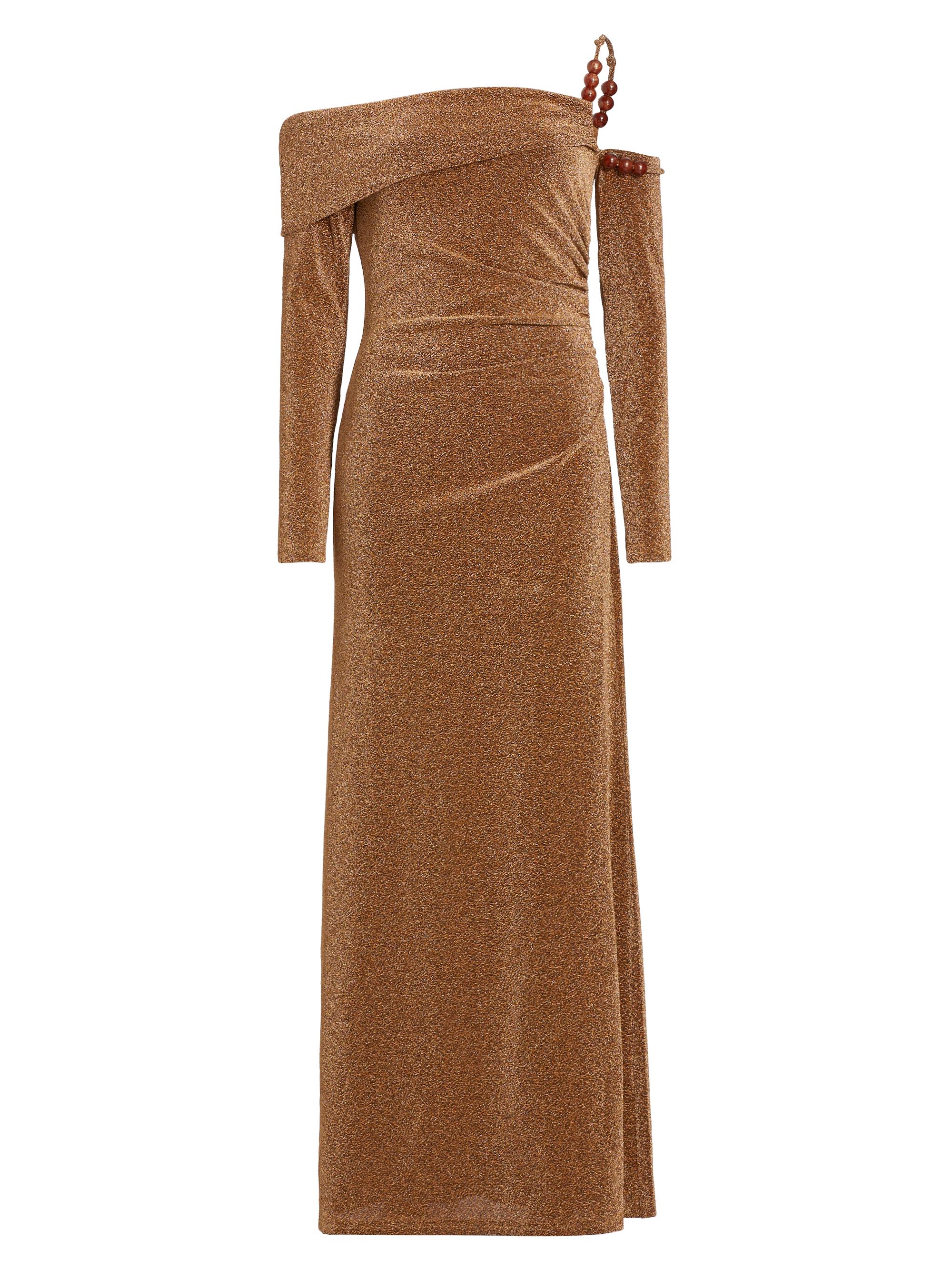 Significant Other Women's Gia Off-The-Shoulder Gown - Bronze