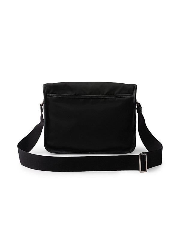 Shop Prada Re-Nylon and Saffiano Leather Shoulder Bag | Saks Shop Prada Re-Nylon and Saffiano Leather Shoulder Bag | Saks