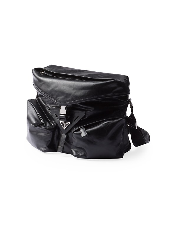 Shop Prada Leather Shoulder Bag | Saks Fifth Avenue Shop Prada Leather Shoulder Bag | Saks Fifth Avenue