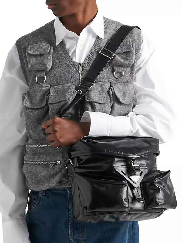Shop Prada Leather Shoulder Bag | Saks Fifth Avenue Shop Prada Leather Shoulder Bag | Saks Fifth Avenue