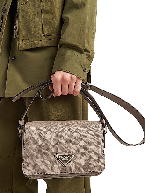 Shop Prada Saffiano Leather Shoulder Bag | Saks Fifth Avenue Shop Prada Saffiano Leather Shoulder Bag | Saks Fifth Avenue