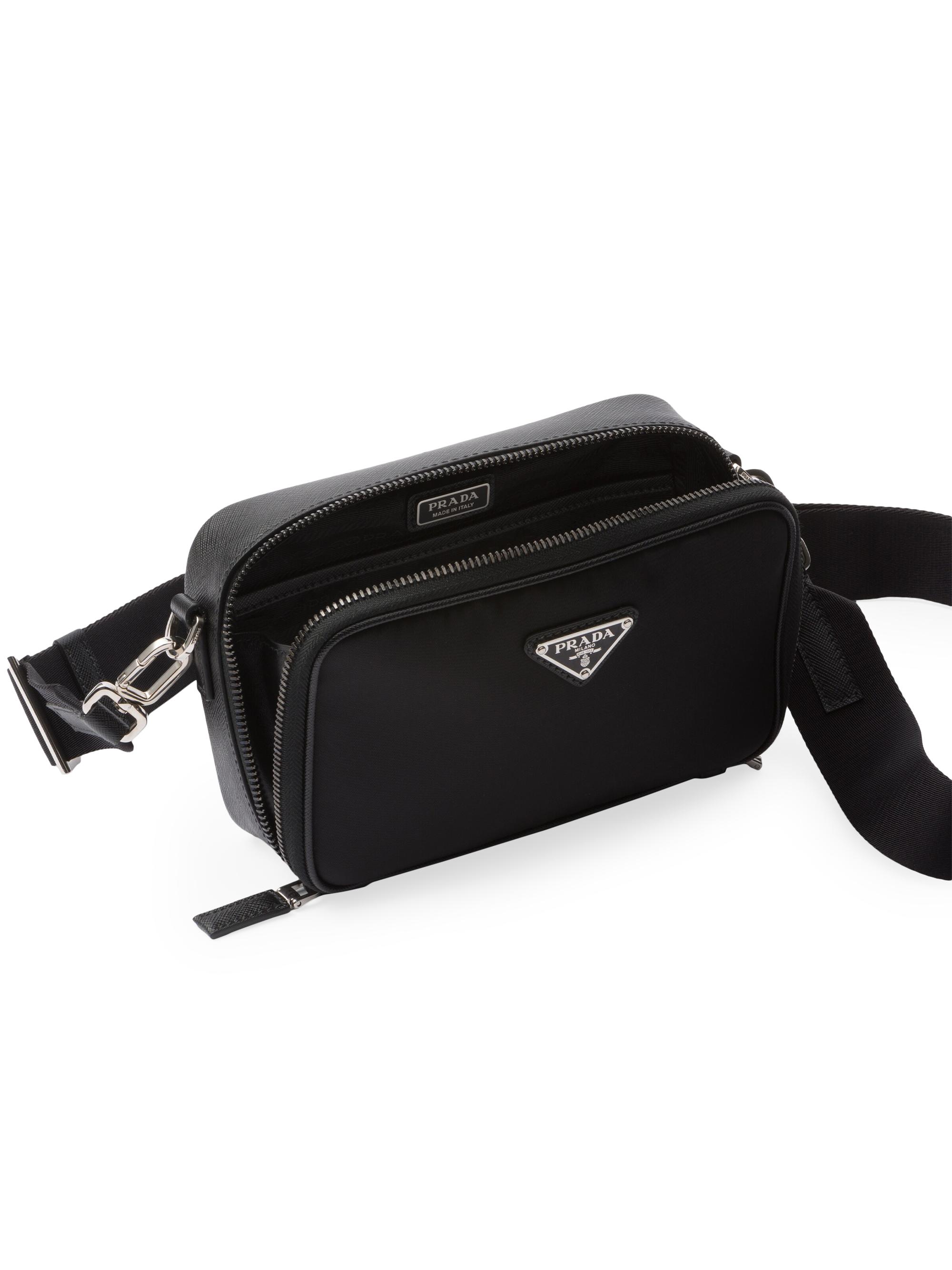Prada Prada Brique Re-Nylon And Saffiano Leather Bag | Saks