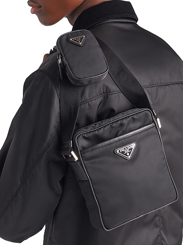 Shop Prada Re-Nylon And Saffiano Shoulder Bag | Saks Fifth Shop Prada Re-Nylon And Saffiano Shoulder Bag | Saks Fifth