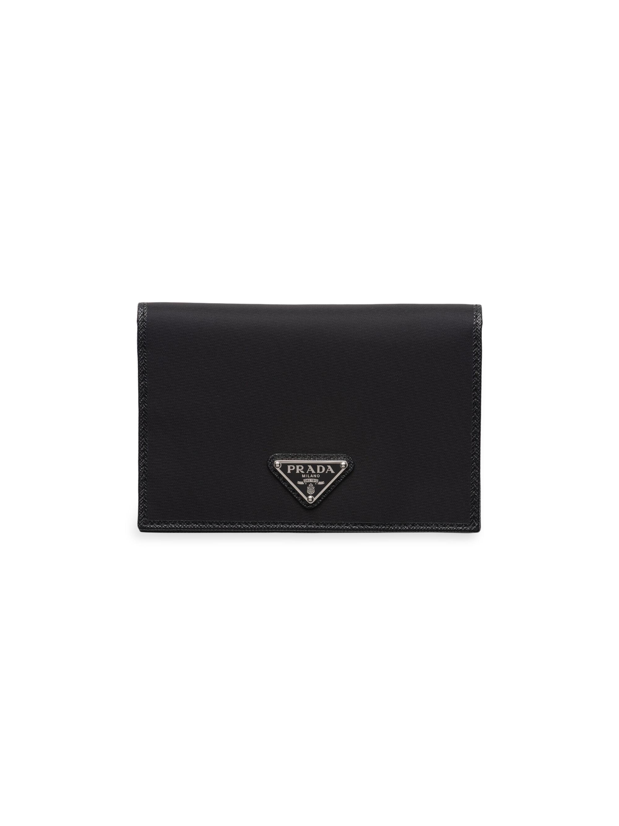 Prada Men's Re-Nylon Passport Holder - Black