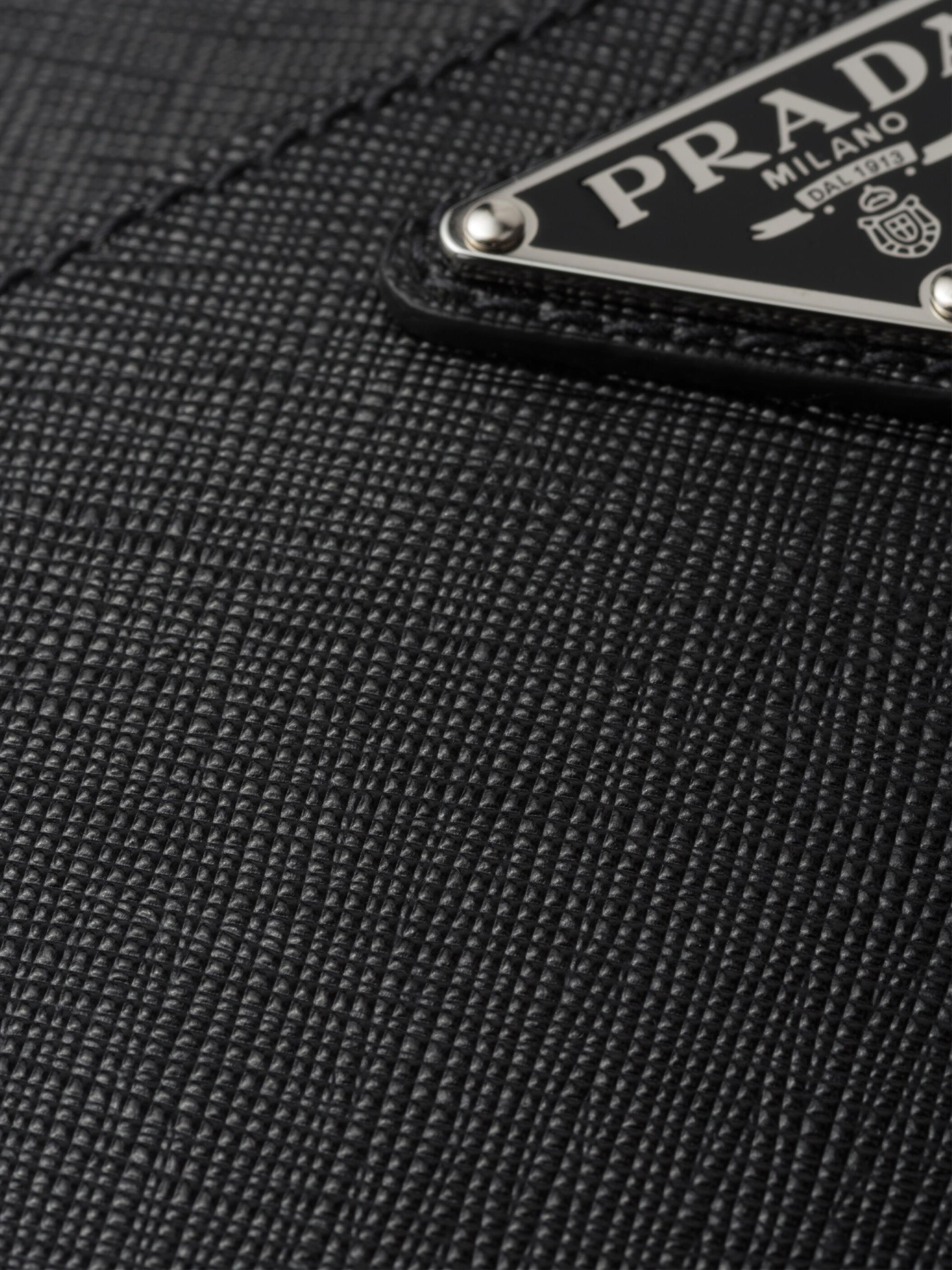 Prada Saffiano Leather Pouch | Saks Fifth Avenue