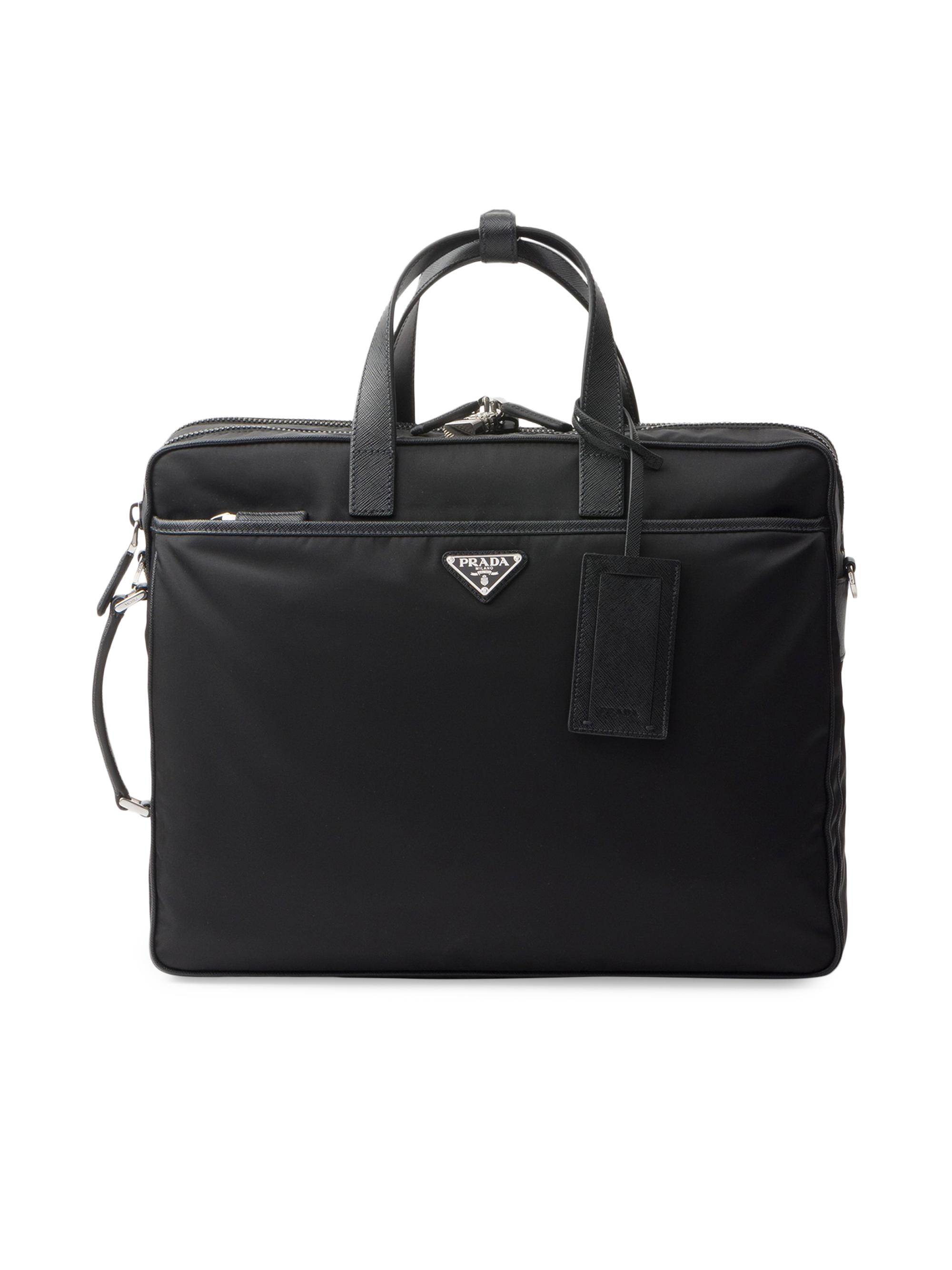 Prada Saffiano Leather Briefcase | Saks Fifth Avenue