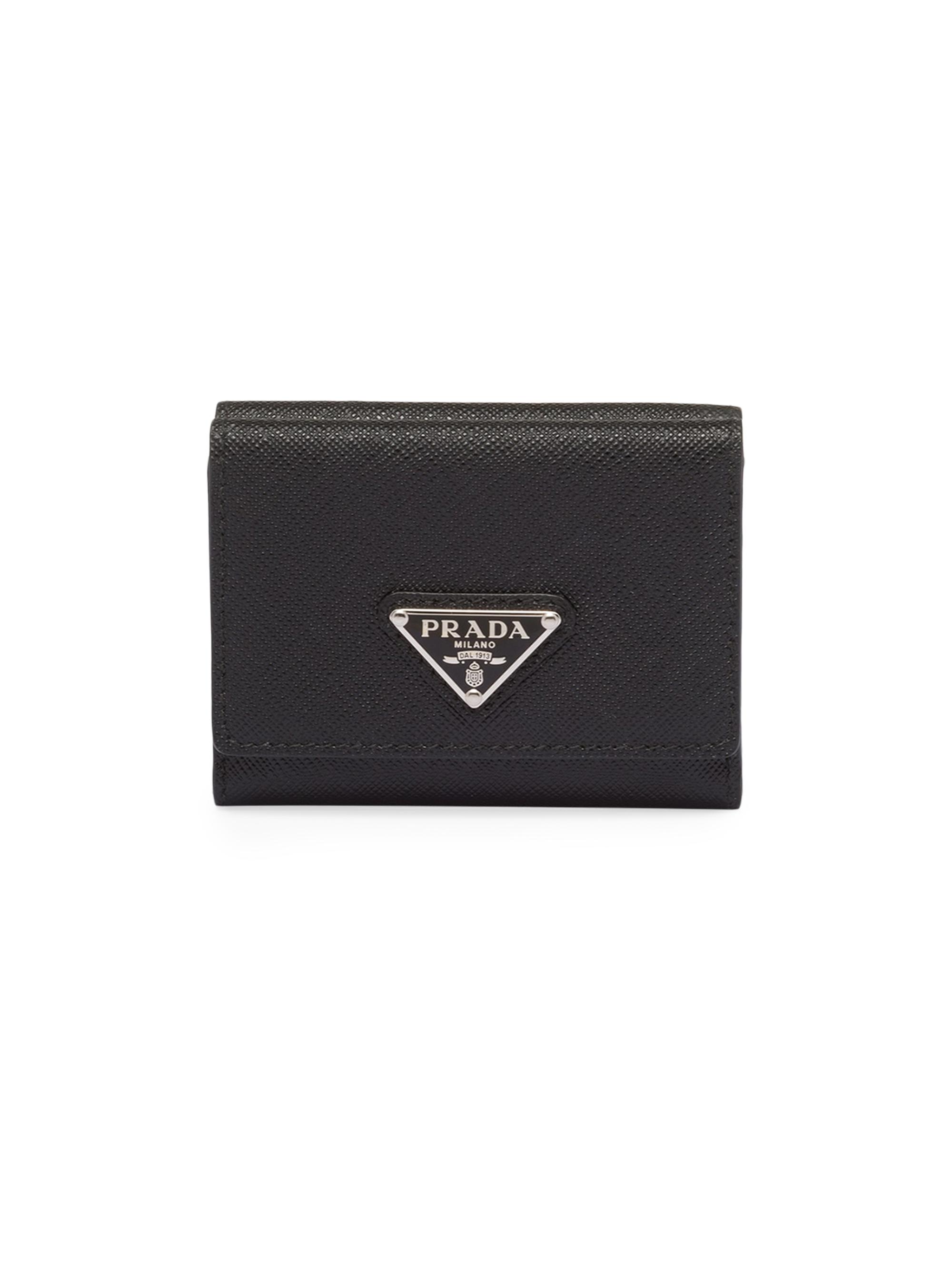 Prada Men's  Saffiano Leather Wallet - Black