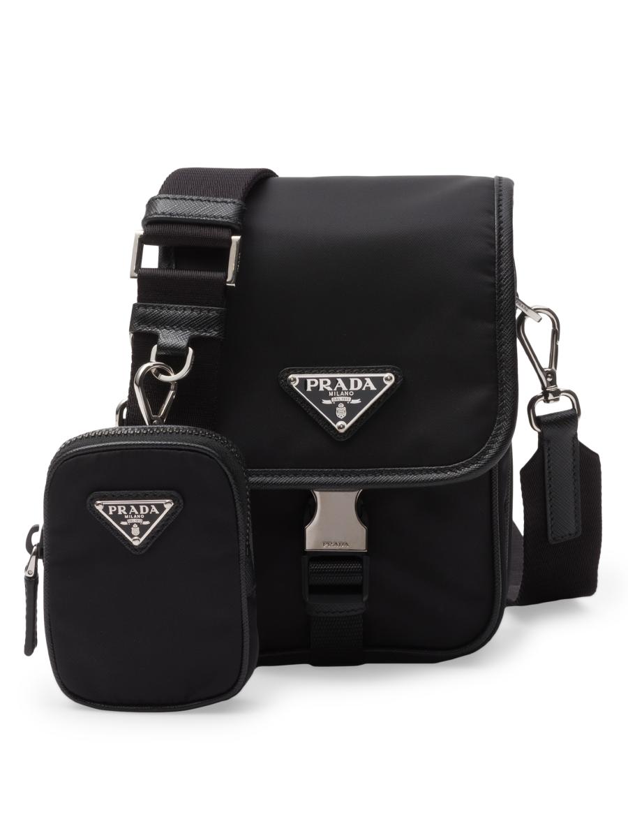 PRADA＊Re-Nylon and Saffiano leather ベルトバッグ＊送料込 Prada Re-Nylon And Saffiano Leather Shoulder Bag | Saks