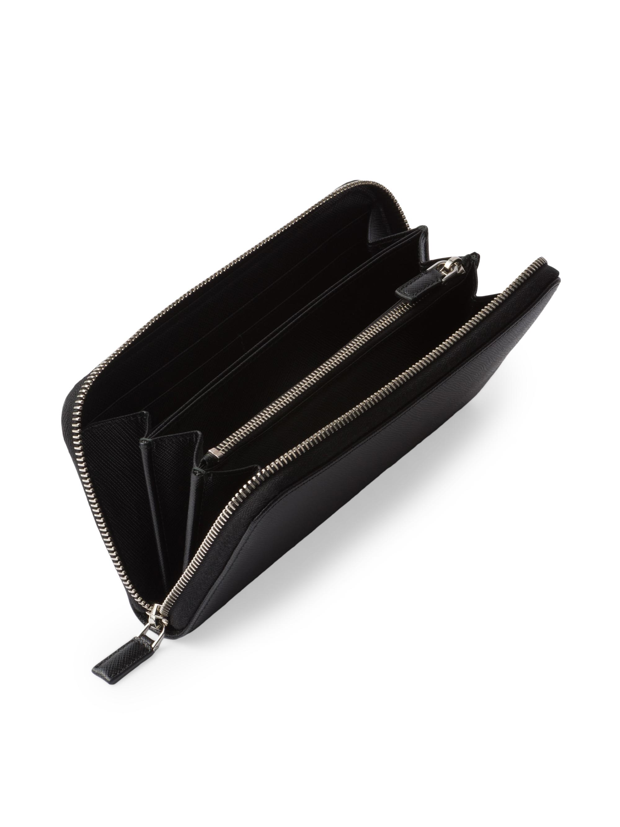 【関税&送料込】Prada Portafoglio In Saffiano Prada Saffiano Wallet | Saks Fifth Avenue