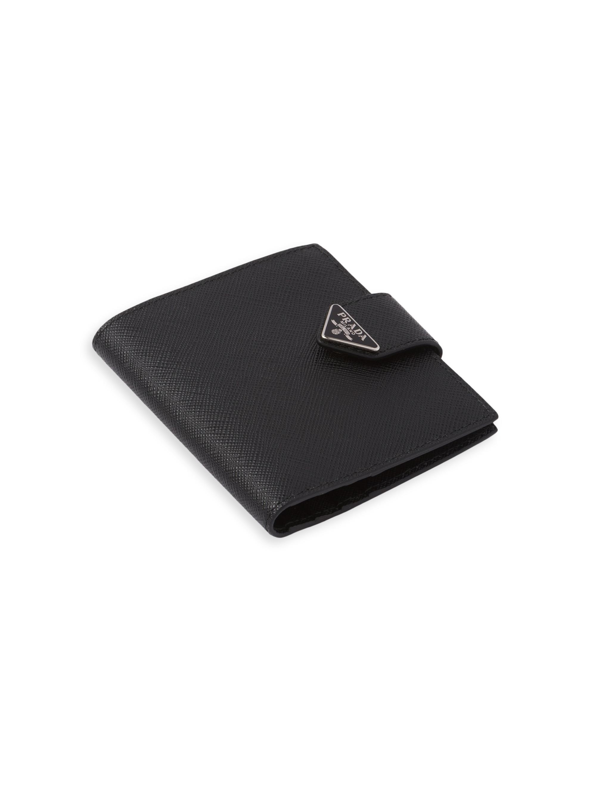 小物 PRADA RFID Saffiano leather wallet black Prada Saffiano Leather Wallet | Saks Fifth Avenue