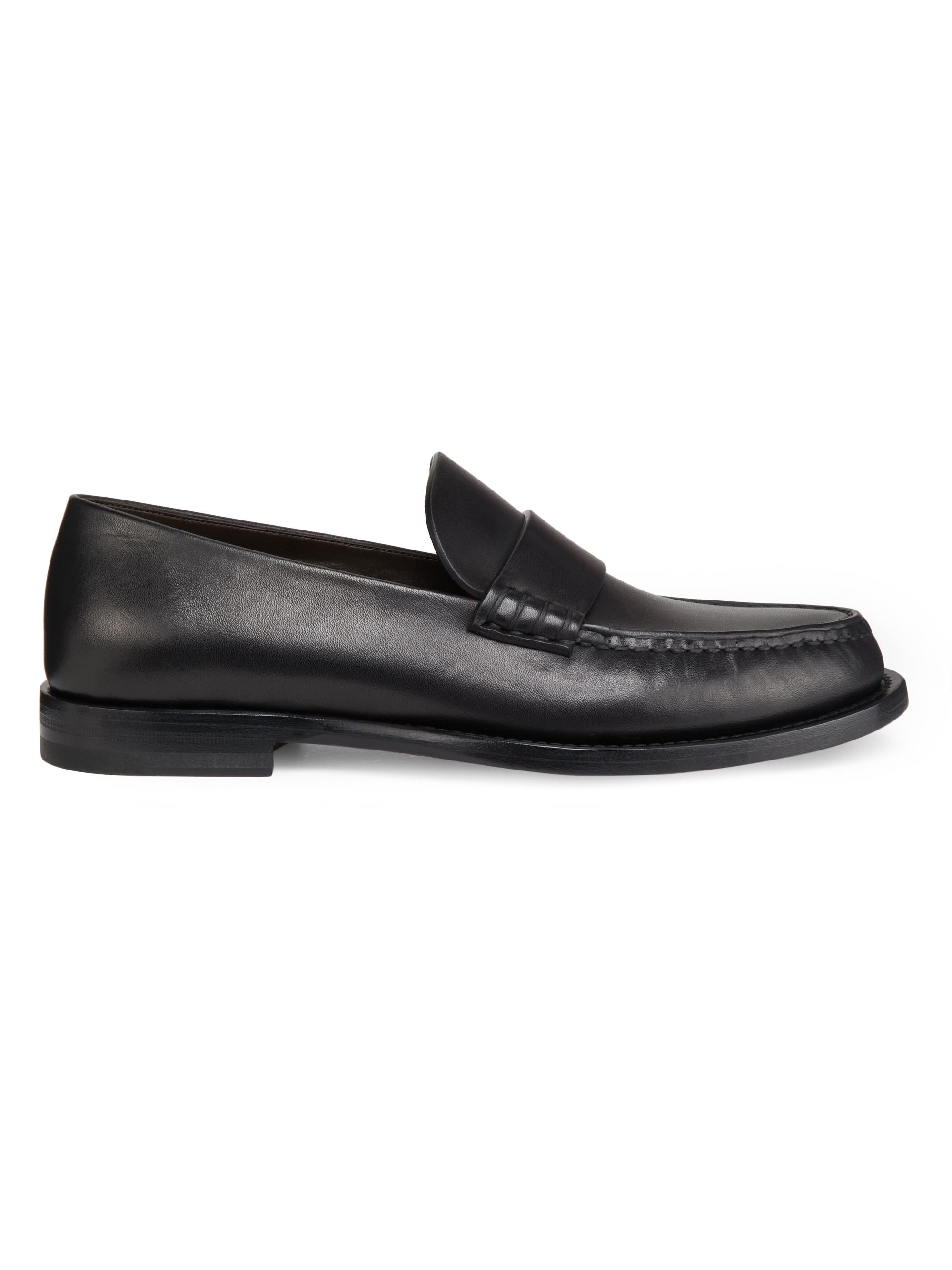 The Row Women's Novus Leather Loafers - Black