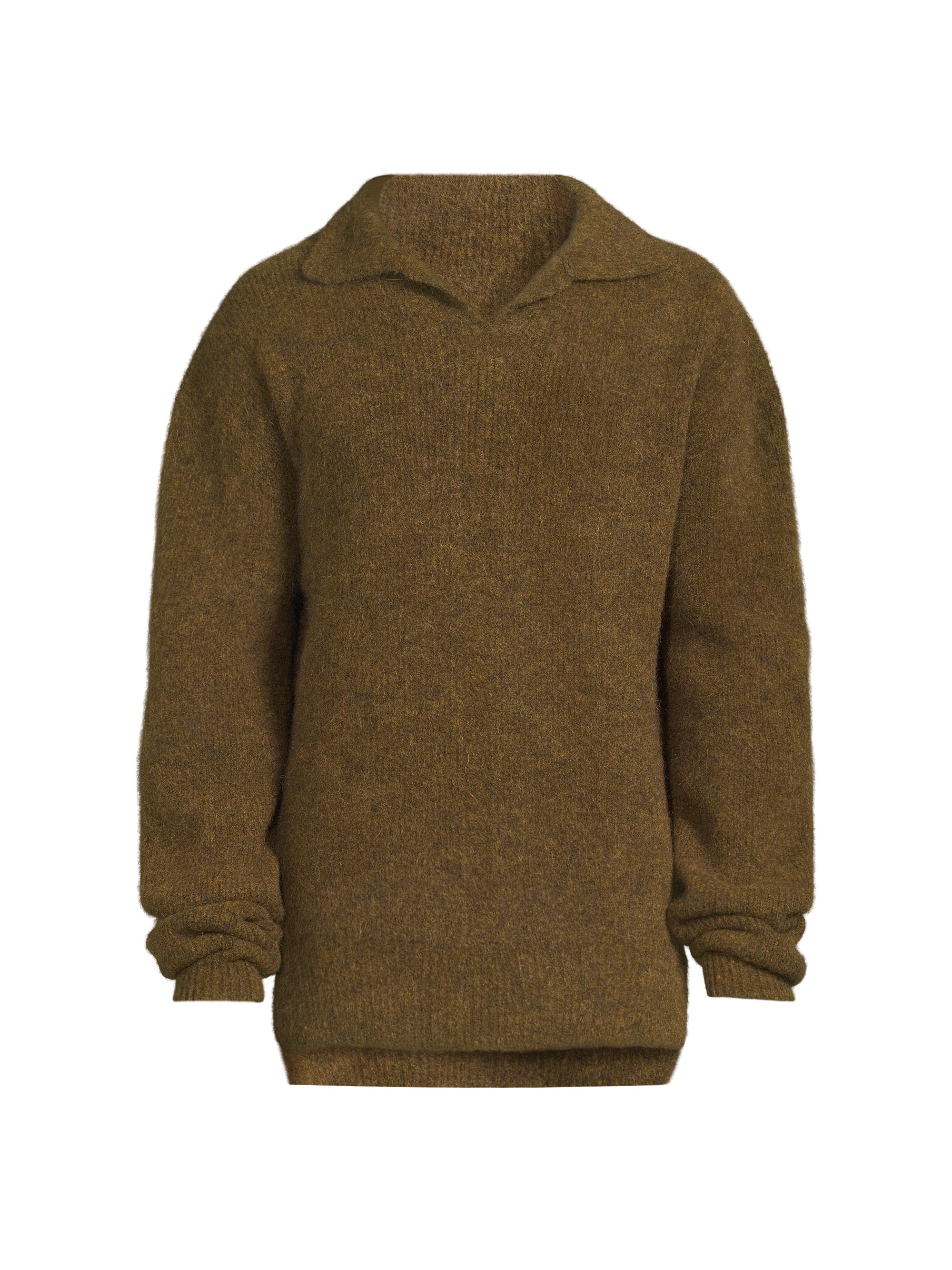 Rick Owens Men's Fisherman Tabard Sweater - Honey